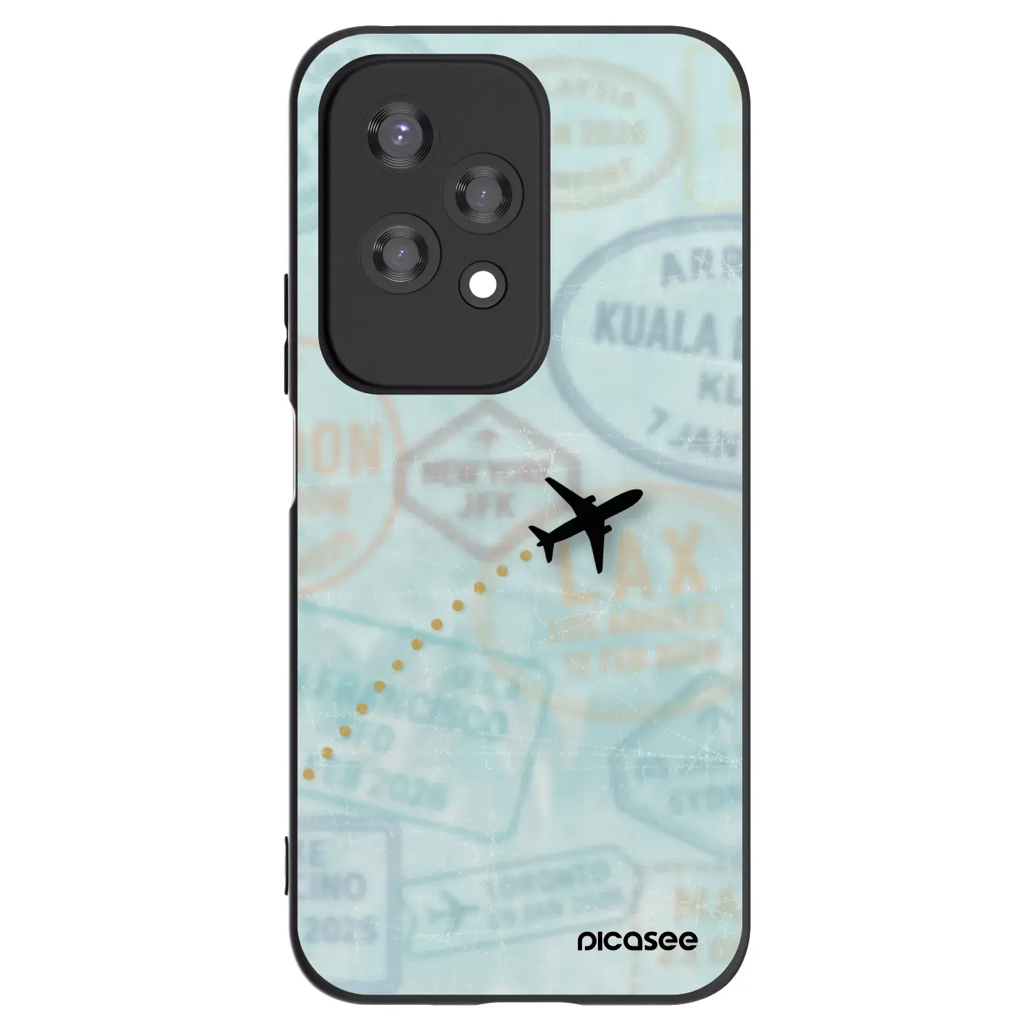 Silikonový černý obal pro Honor 200 Lite - FLIGHT PATH