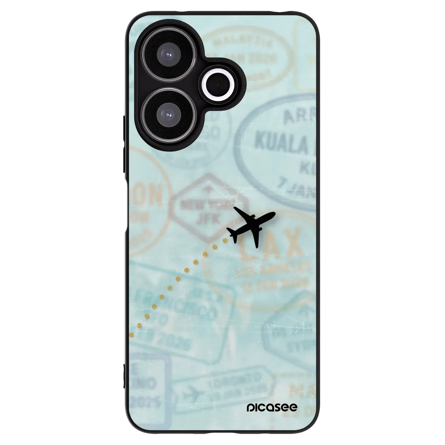 Silikonový černý obal pro Xiaomi Redmi 13 4G - FLIGHT PATH