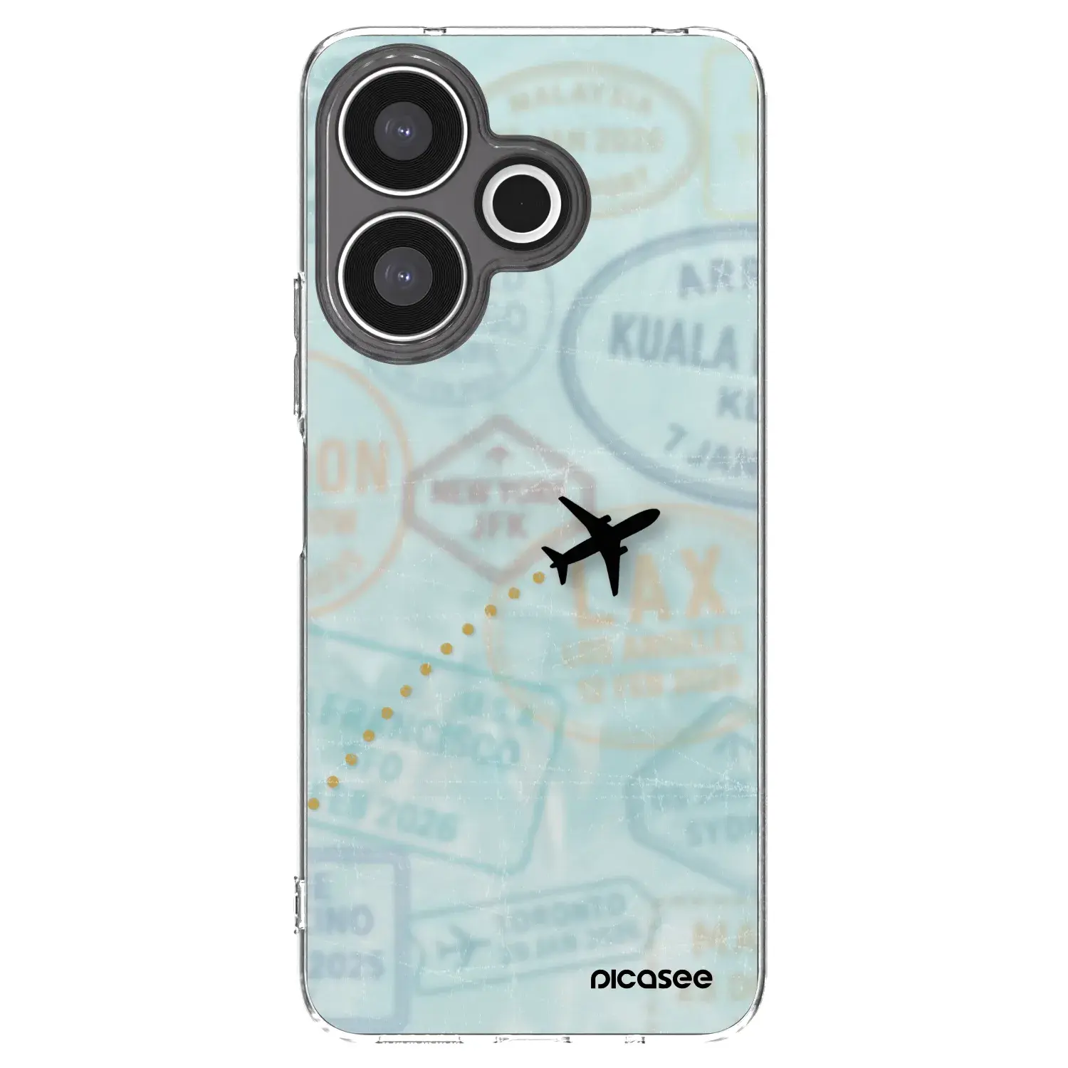 Silikonový průhledný obal pro Xiaomi Redmi 13 4G - FLIGHT PATH