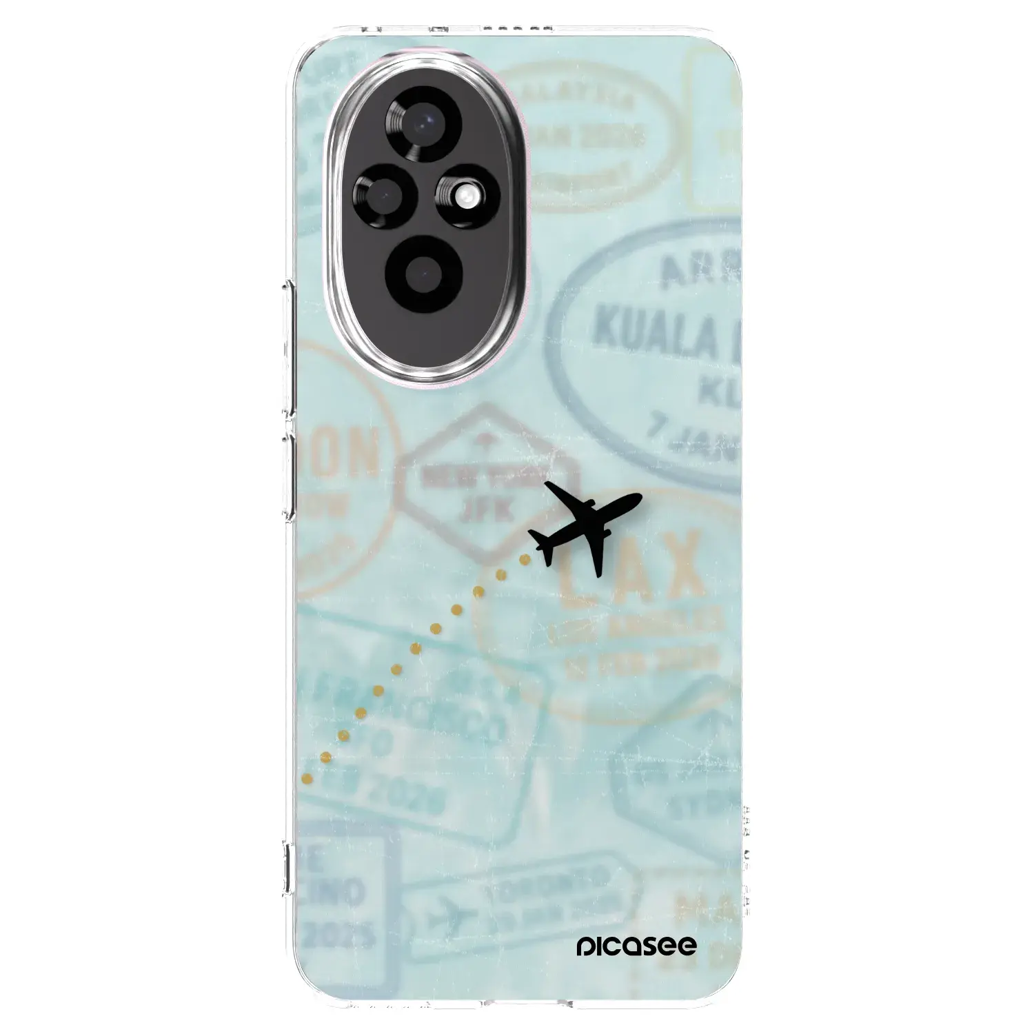 Silikonový průhledný obal pro Honor 200 Pro 5G - FLIGHT PATH