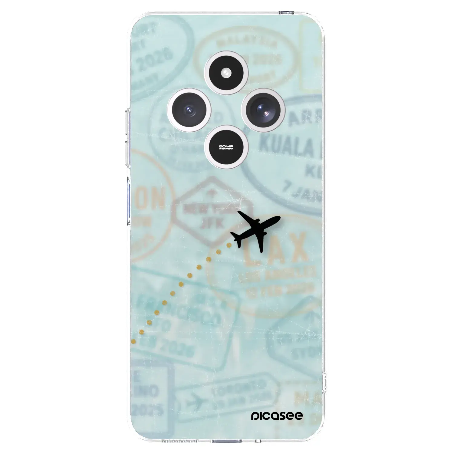 Silikonový průhledný obal pro Xiaomi Redmi 14C - FLIGHT PATH