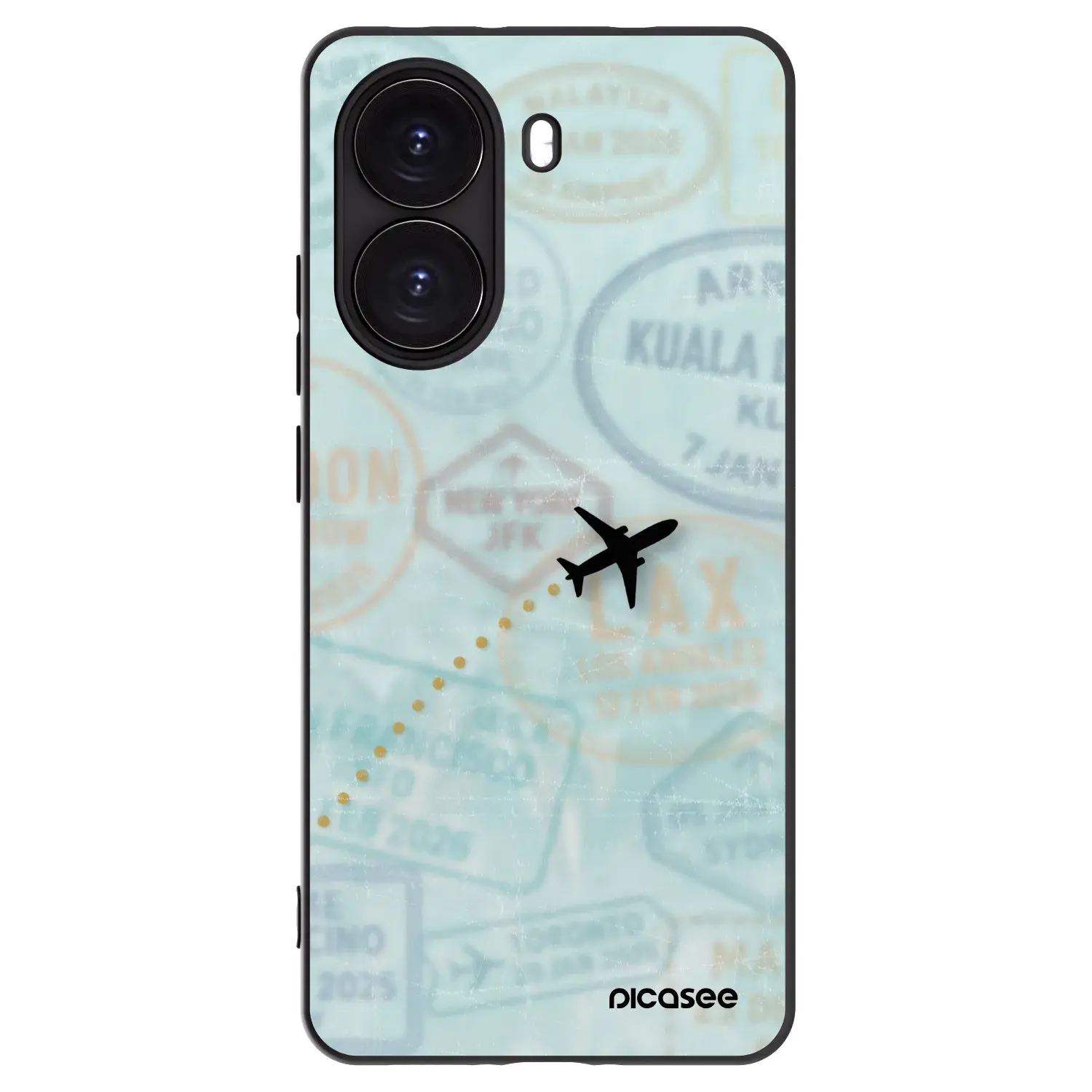 Silikonový černý obal pro Xiaomi Poco X7 Pro 5G - FLIGHT PATH