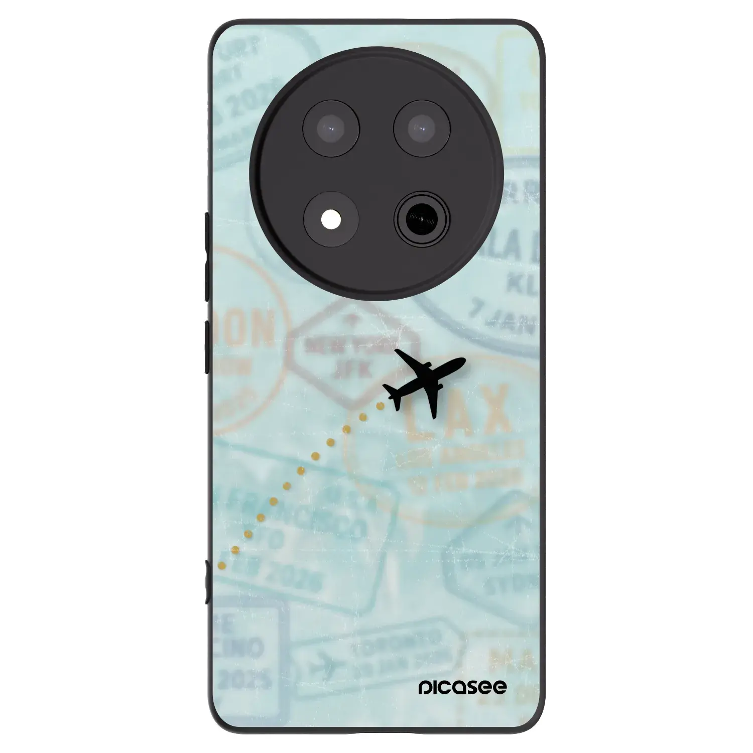 Silikonový černý obal pro Honor Magic7 Lite 5G - FLIGHT PATH