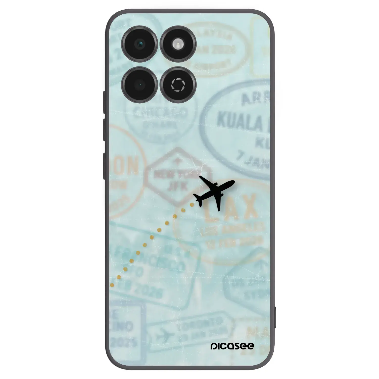 Silikonový černý obal pro Honor 200 Smart 5G - FLIGHT PATH