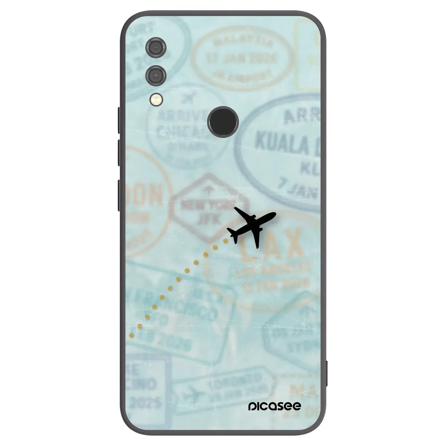Silikonový černý obal pro Xiaomi Redmi Note 7 - FLIGHT PATH