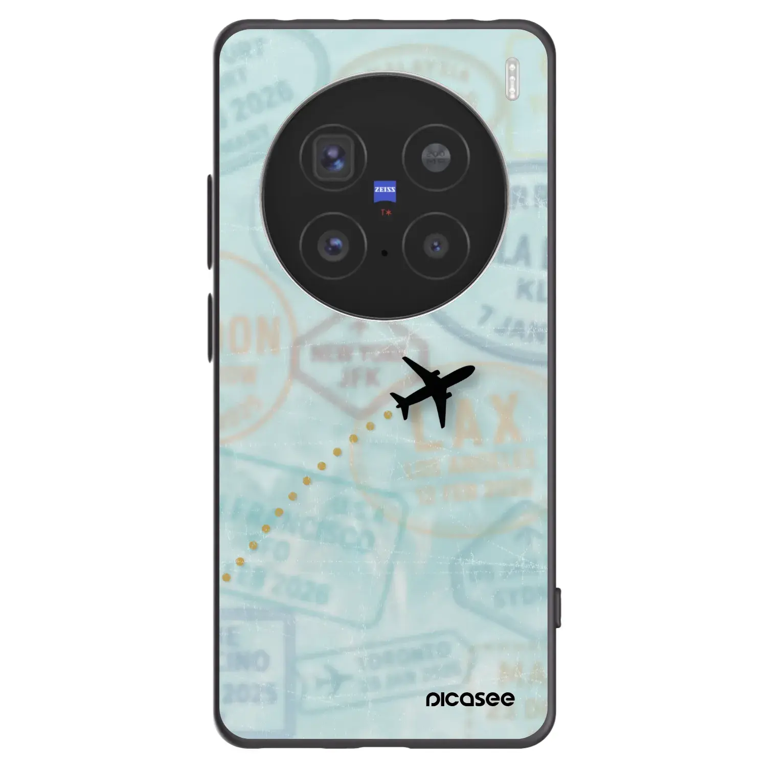 Silikonový černý obal pro Vivo X200 Pro - FLIGHT PATH