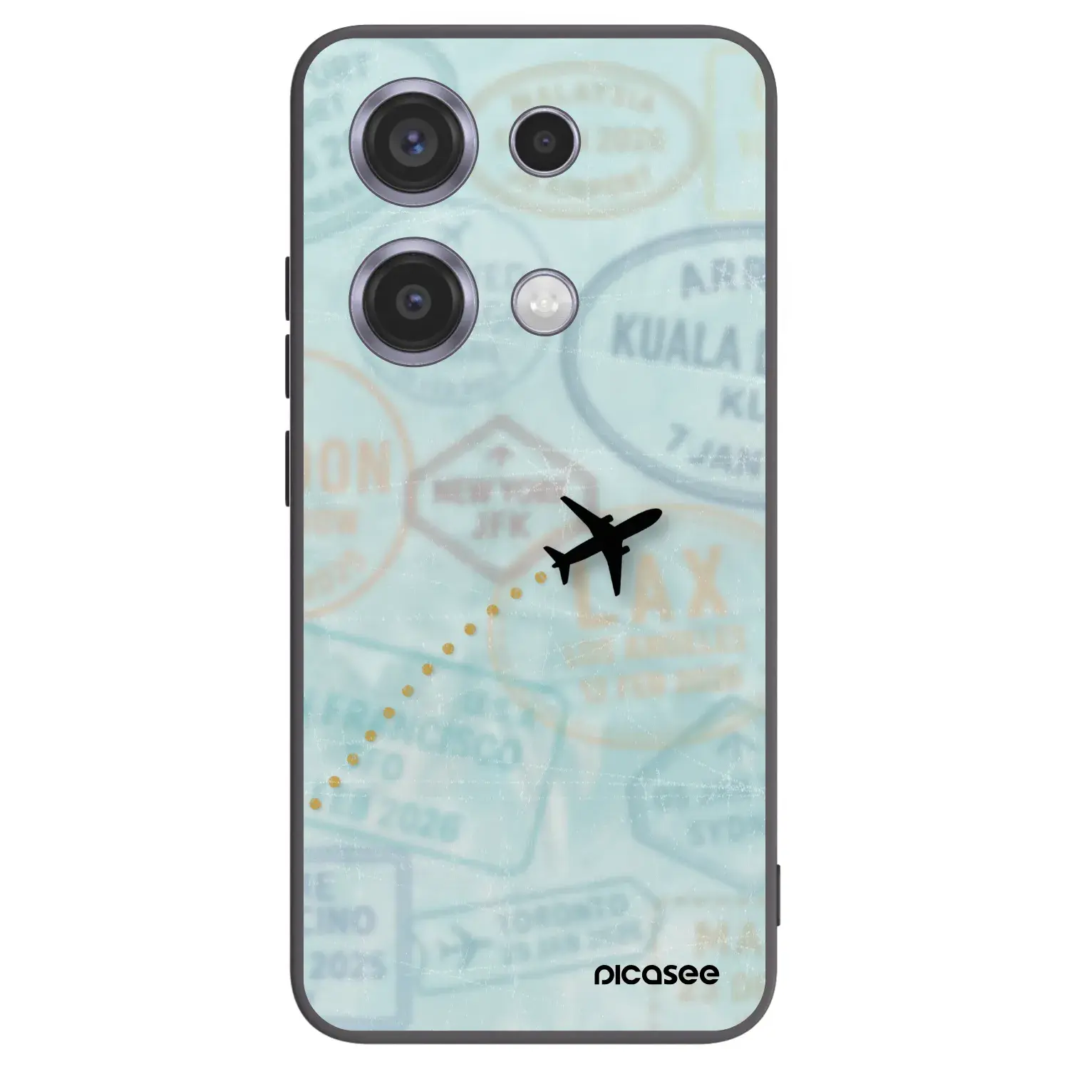 Silikonový černý obal pro Xiaomi Redmi Note 14S - FLIGHT PATH