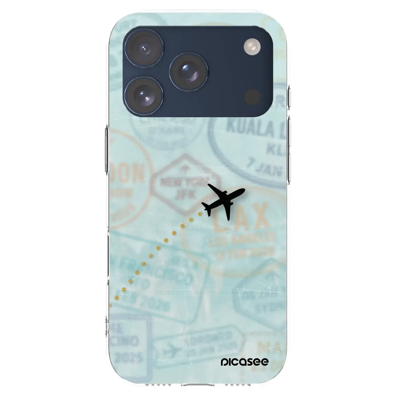Silikonový průhledný obal pro Apple iPhone 17 Pro - FLIGHT PATH