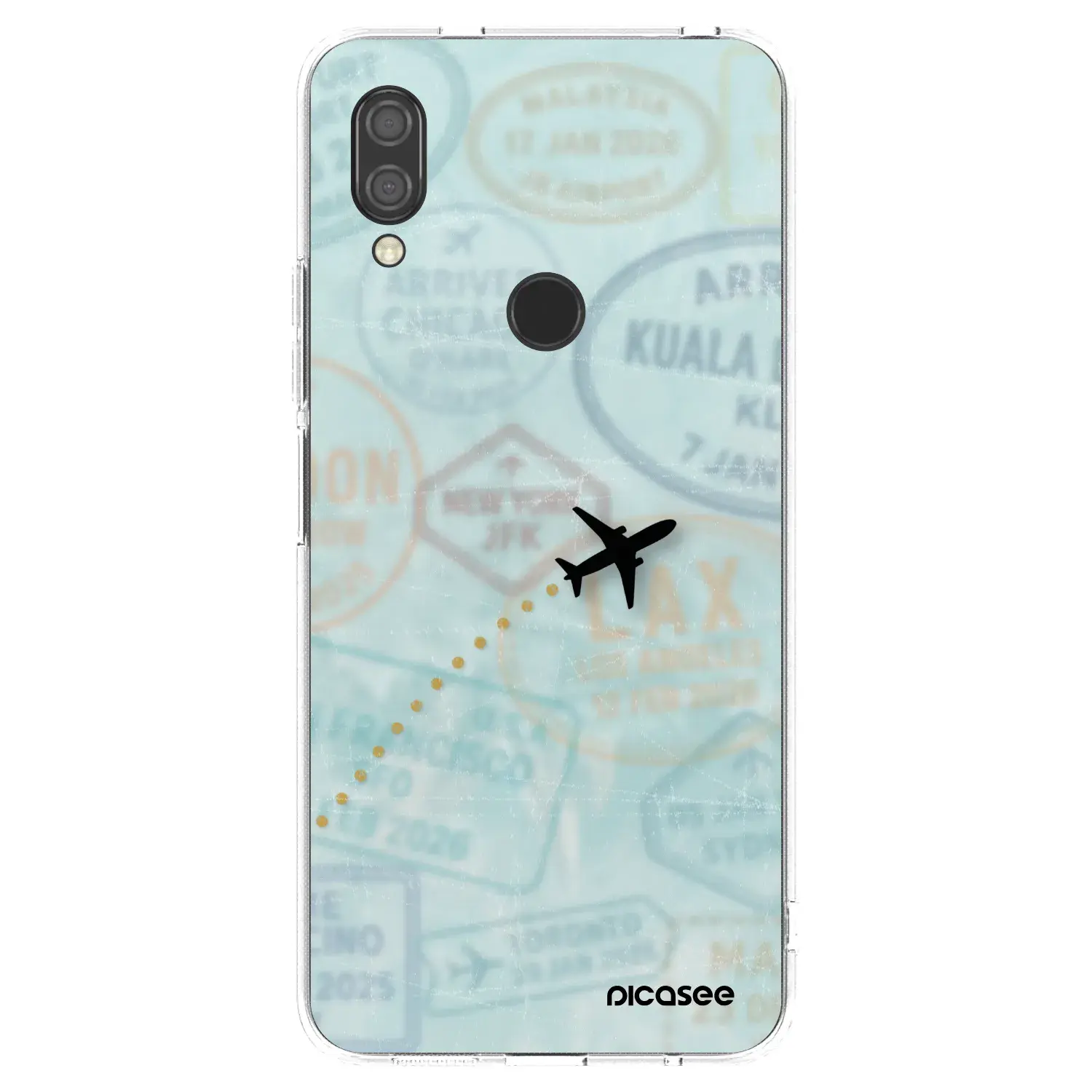 Silikonový průhledný obal pro Xiaomi Redmi 7 - FLIGHT PATH