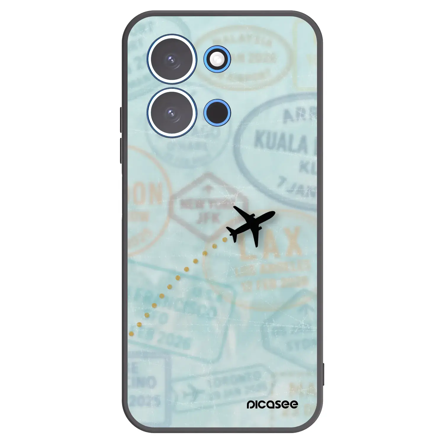 Silikonový černý obal pro Xiaomi Redmi 15C 4G - FLIGHT PATH