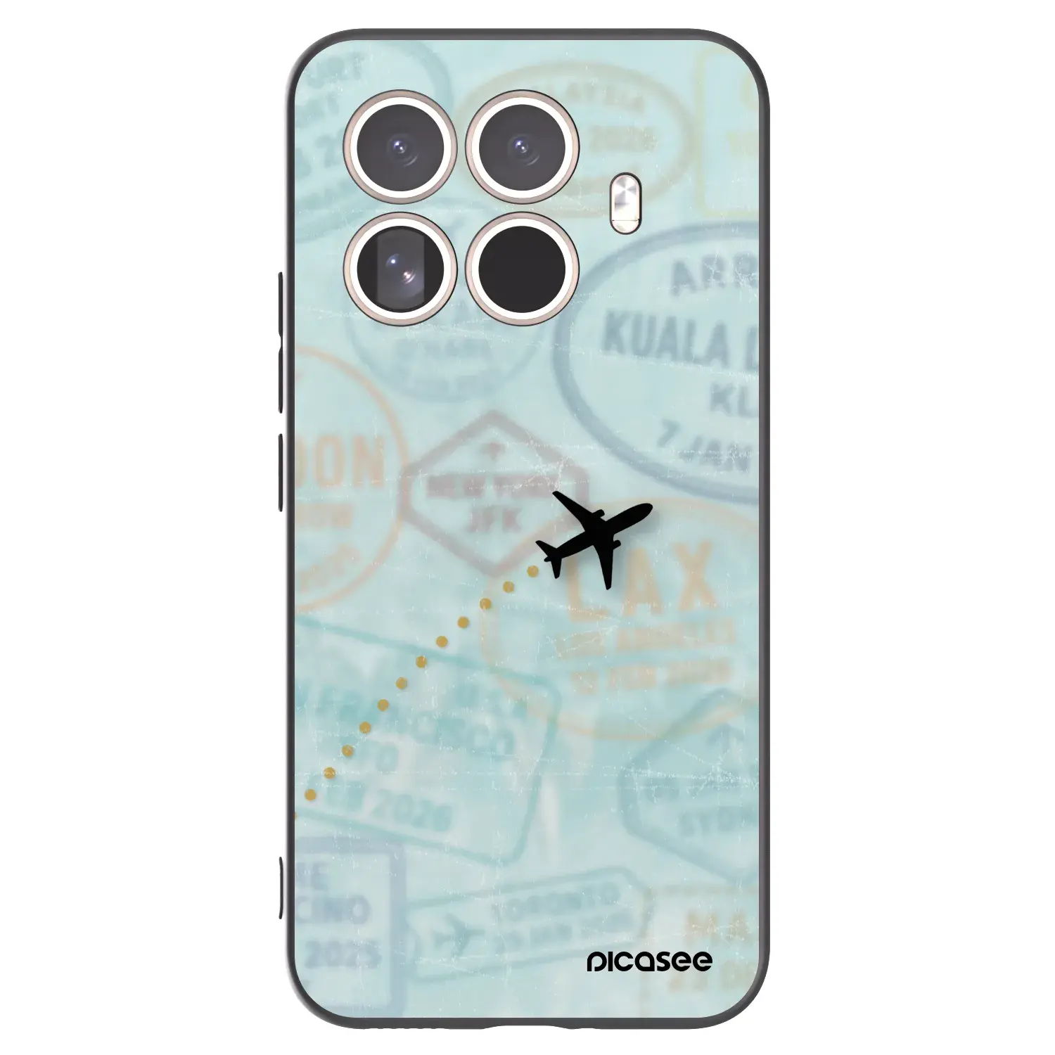 Silikonový černý obal pro Xiaomi 15T Pro - FLIGHT PATH