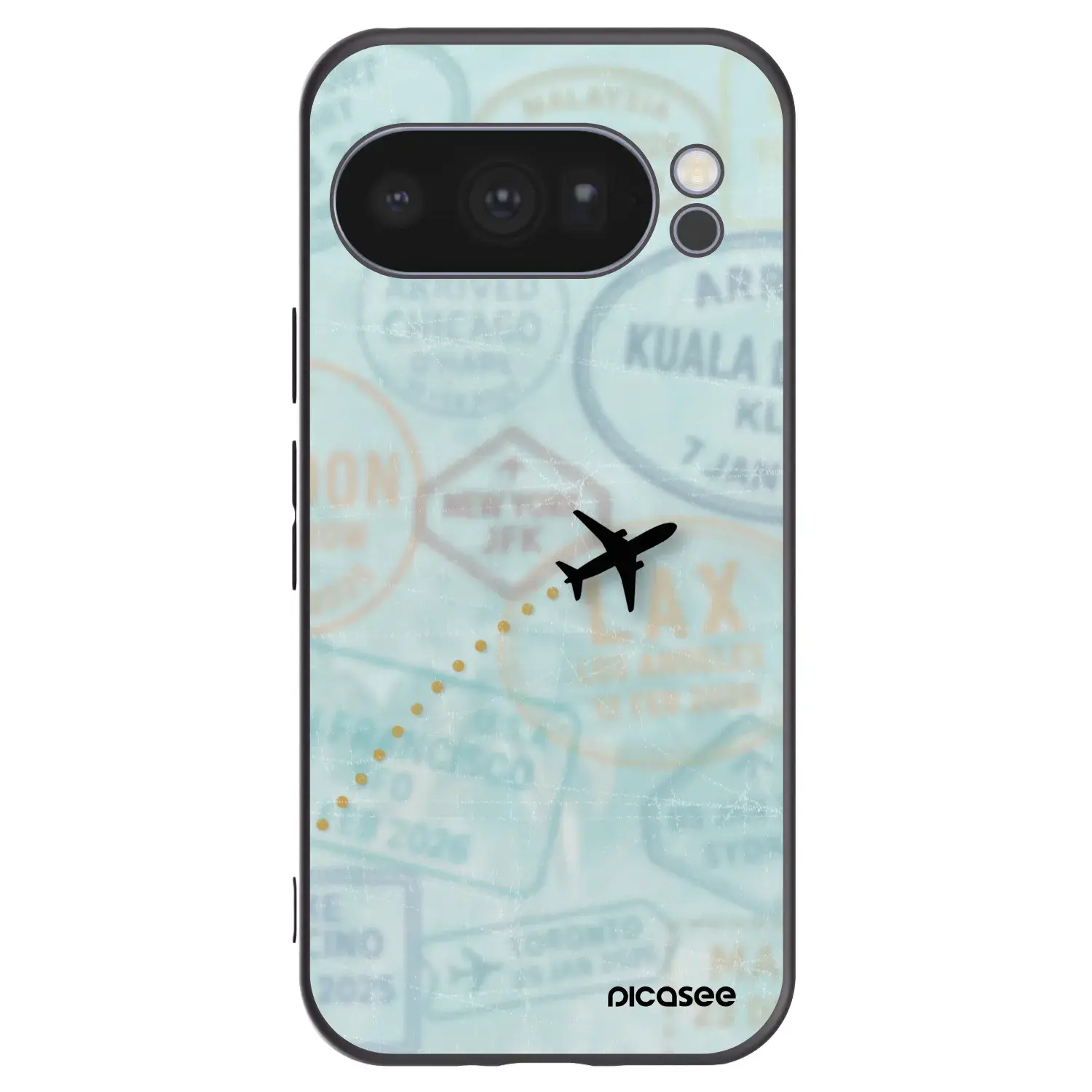 Silikonový černý obal pro Google Pixel 10 Pro - FLIGHT PATH
