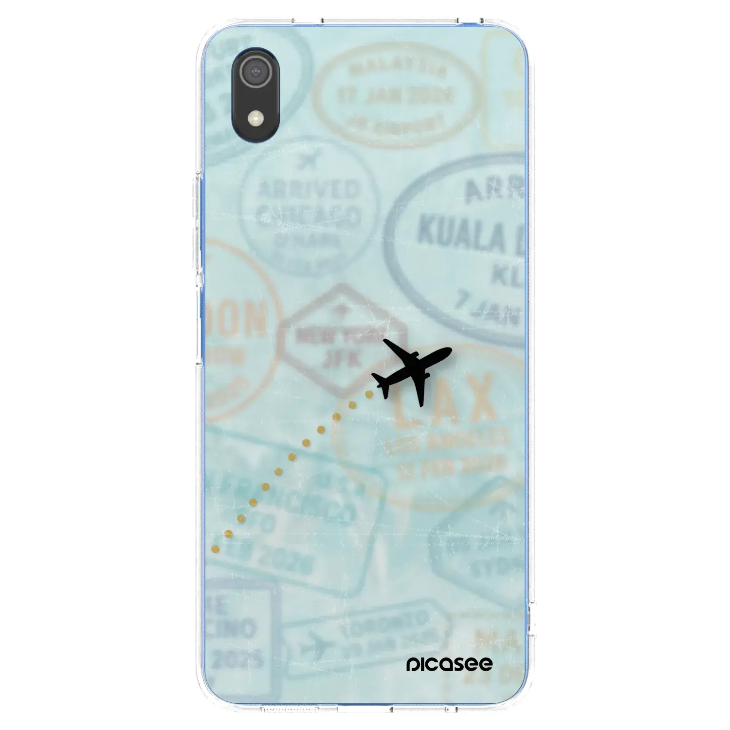 Silikonový průhledný obal pro Xiaomi Redmi 7A - FLIGHT PATH