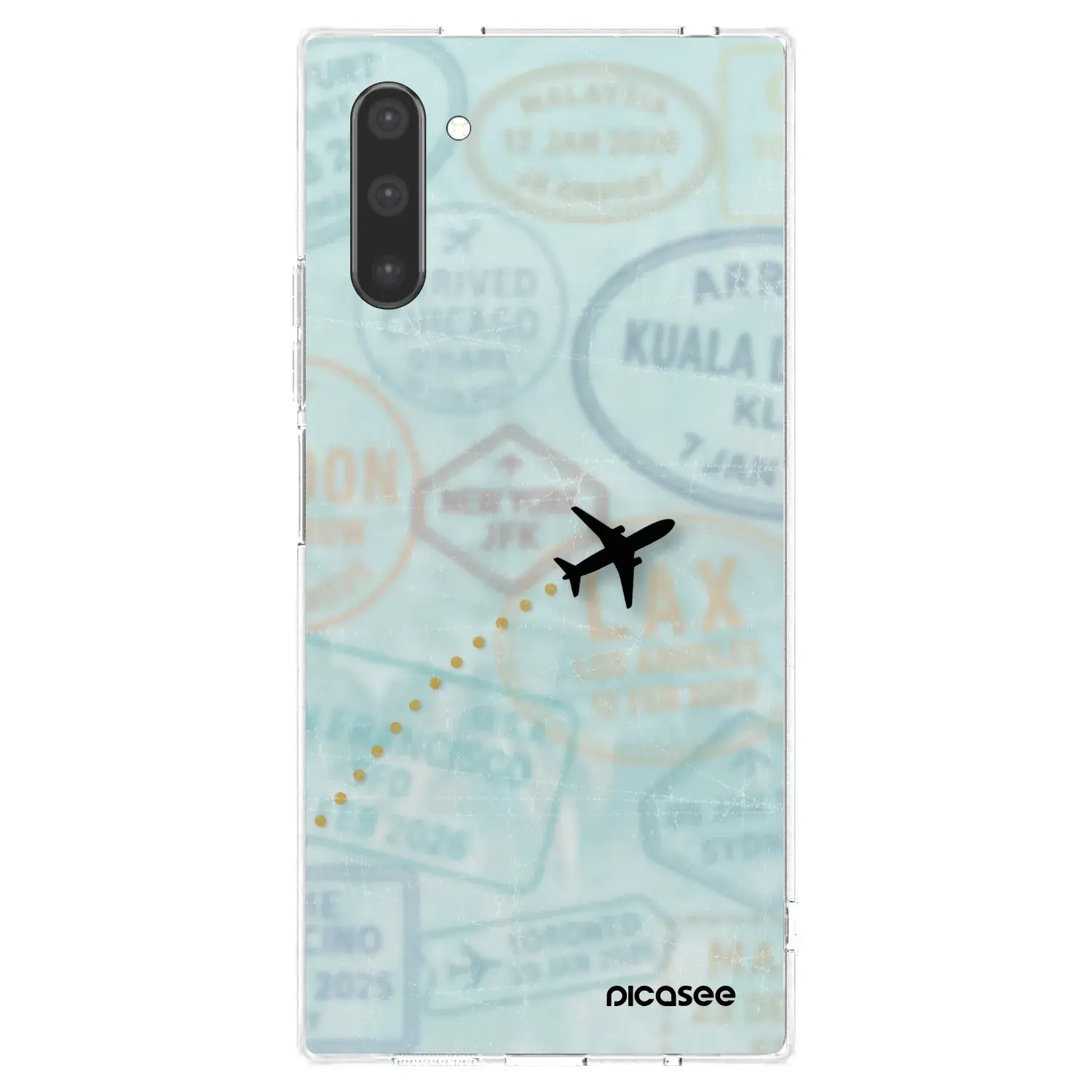 Silikonový průhledný obal pro Samsung Galaxy Note 10 N970F - FLIGHT PATH