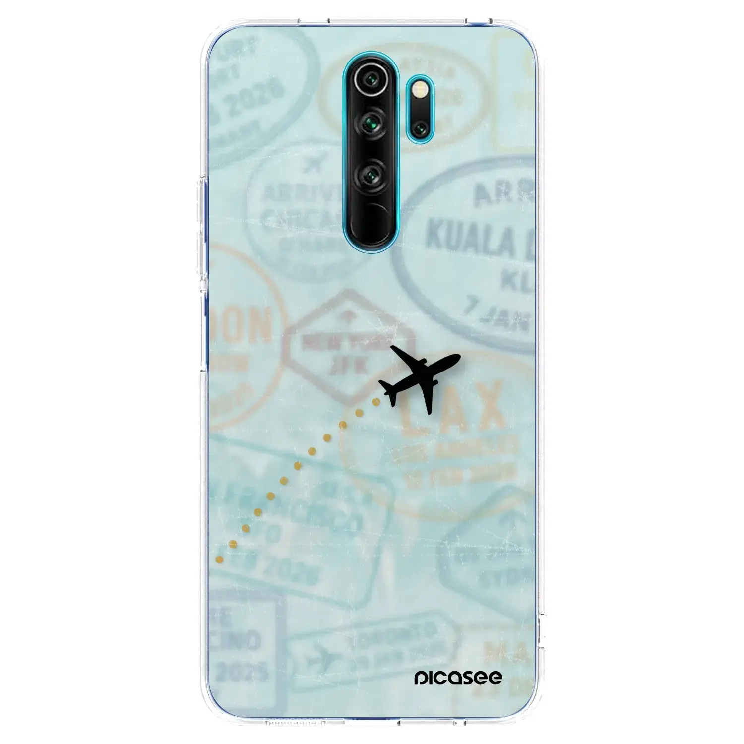 Silikonový průhledný obal pro Xiaomi Redmi Note 8 Pro - FLIGHT PATH