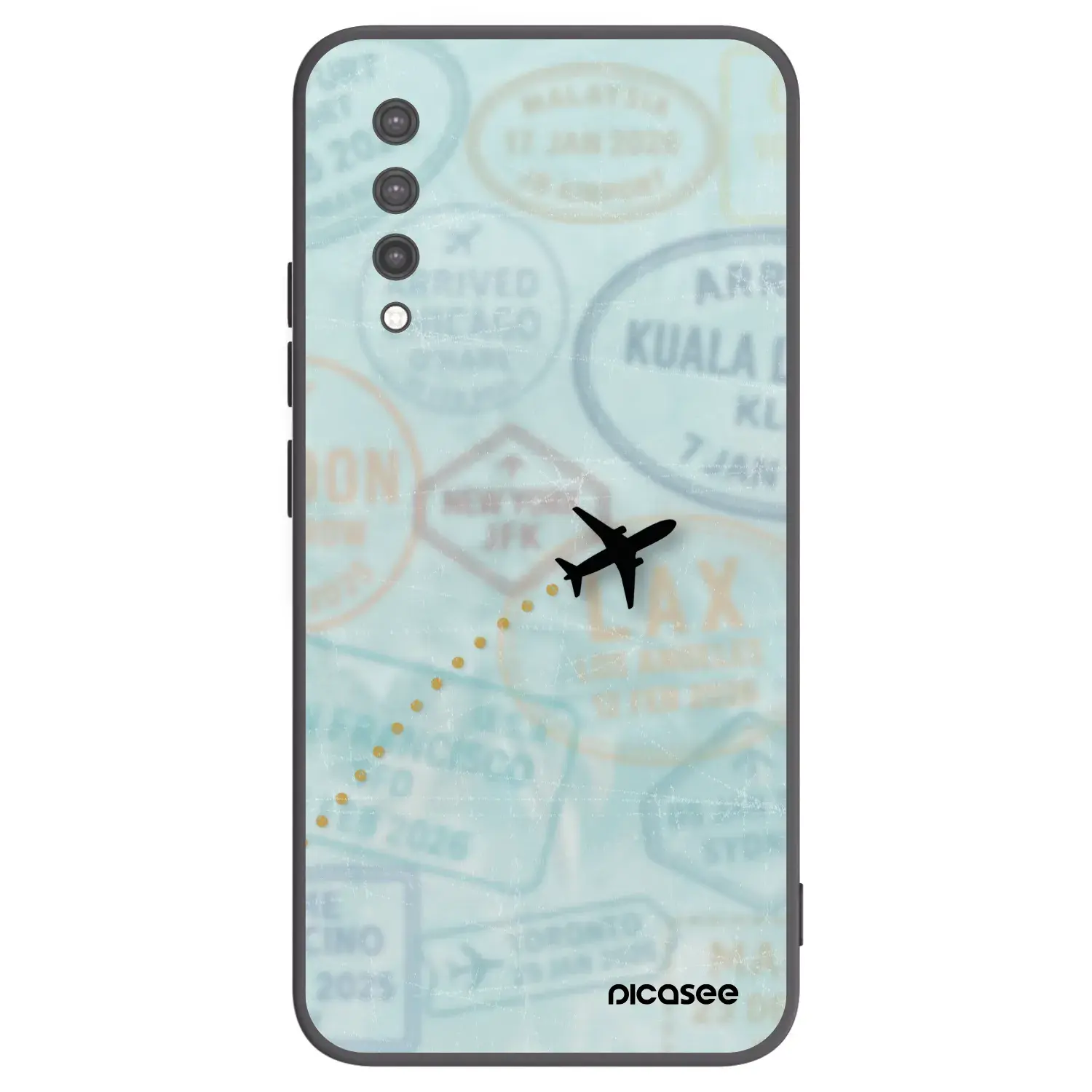 Silikonový černý obal pro Xiaomi Mi 9 Lite - FLIGHT PATH