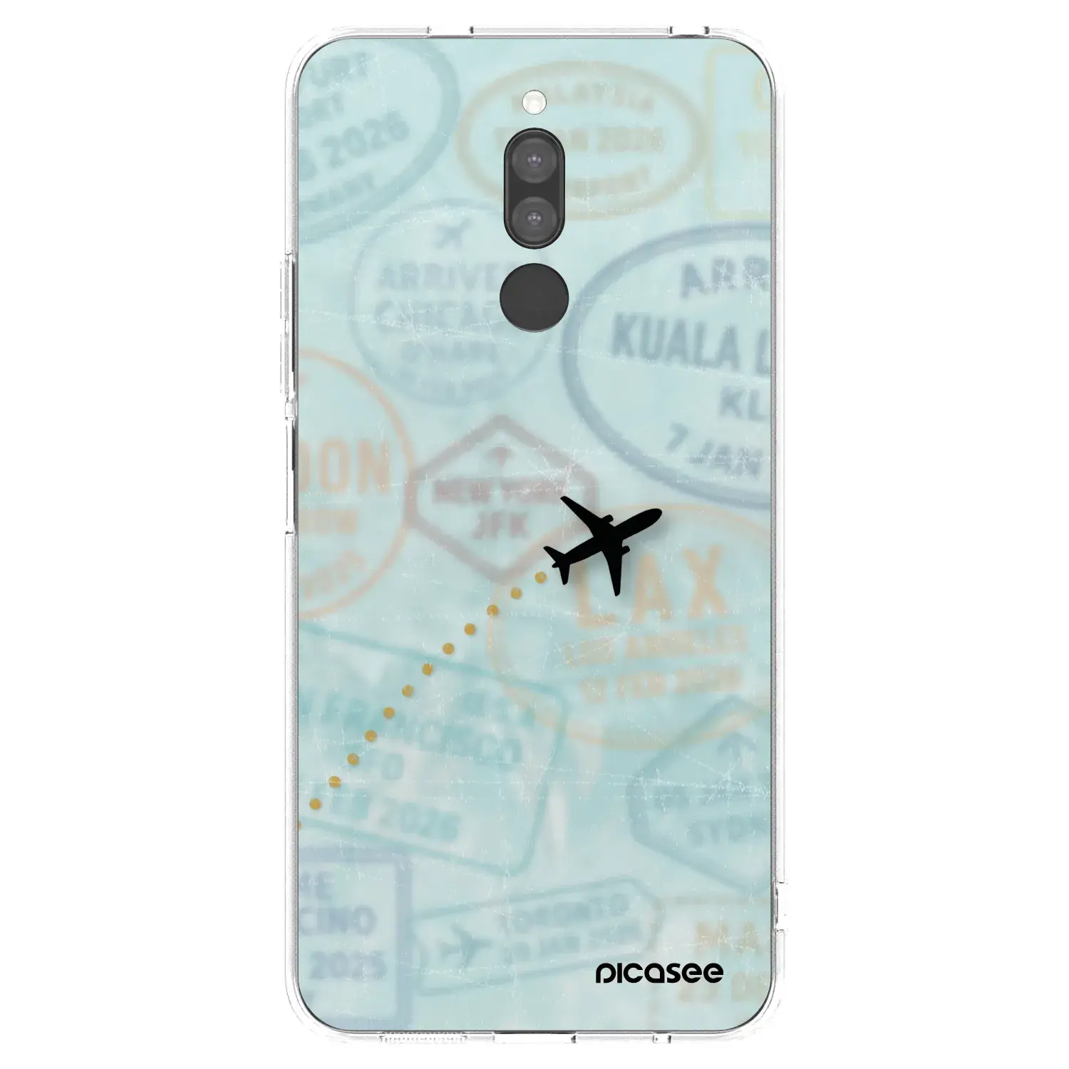 Silikonový průhledný obal pro Xiaomi Redmi 8 - FLIGHT PATH