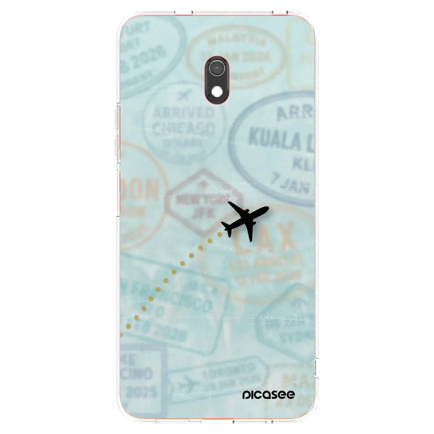 Silikonový průhledný obal pro Xiaomi Redmi 8A - FLIGHT PATH