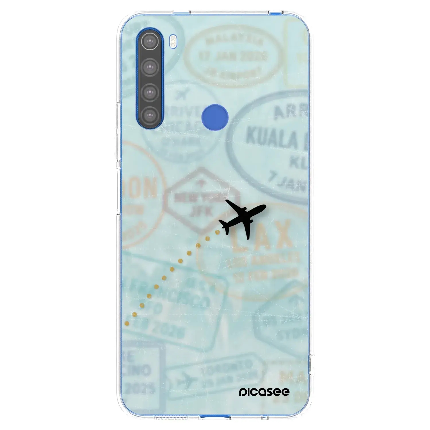 Silikonový průhledný obal pro Xiaomi Redmi Note 8T - FLIGHT PATH