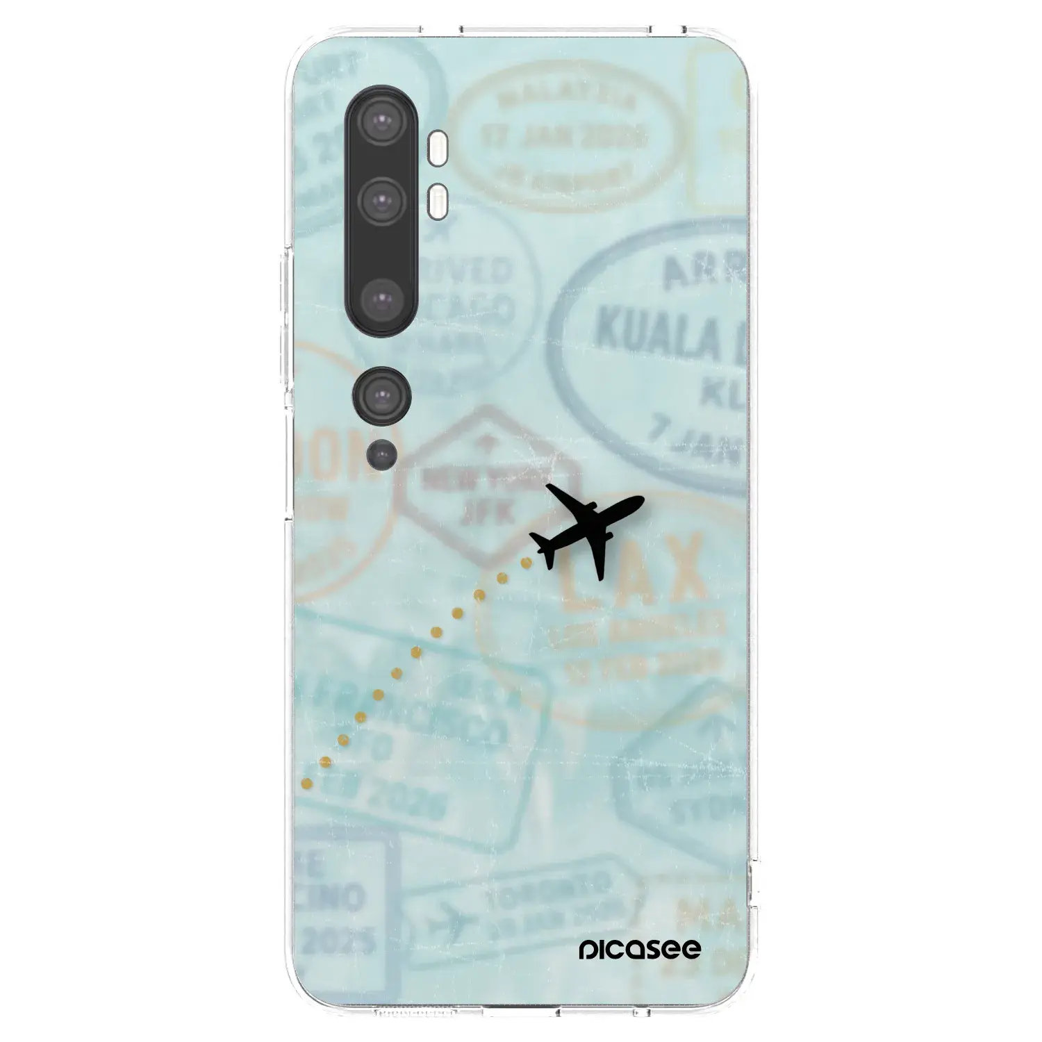 Silikonový průhledný obal pro Xiaomi Mi Note 10 (Pro) - FLIGHT PATH