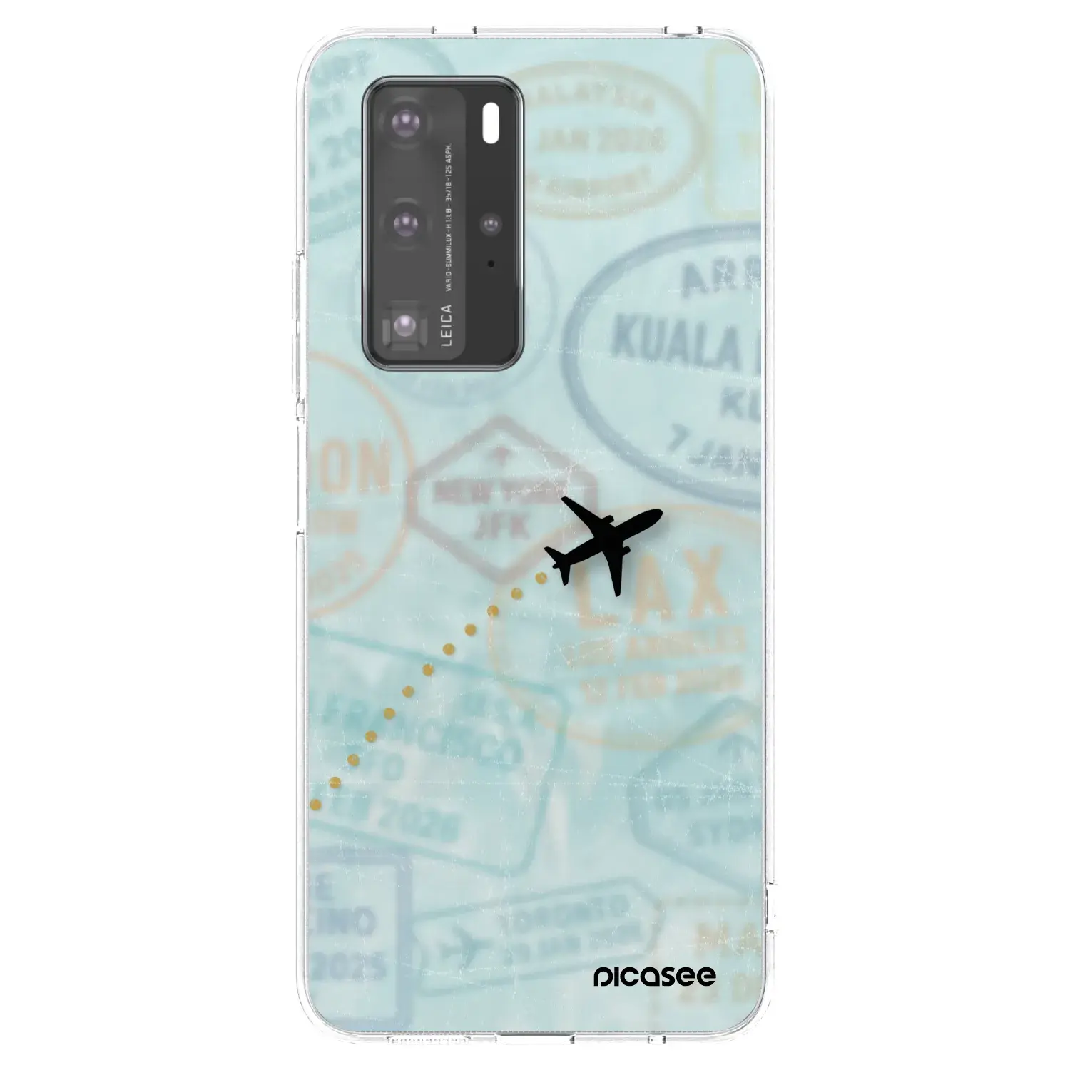Silikonový průhledný obal pro Huawei P40 Pro - FLIGHT PATH
