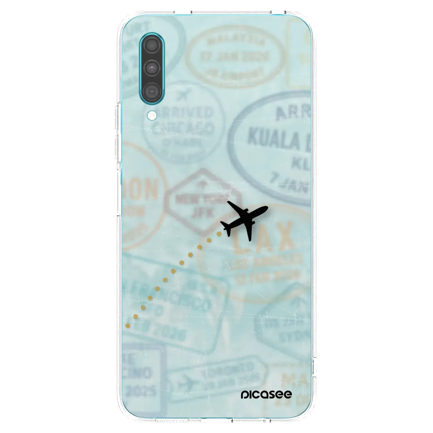Silikonový průhledný obal pro Samsung Galaxy A30s A307F - FLIGHT PATH