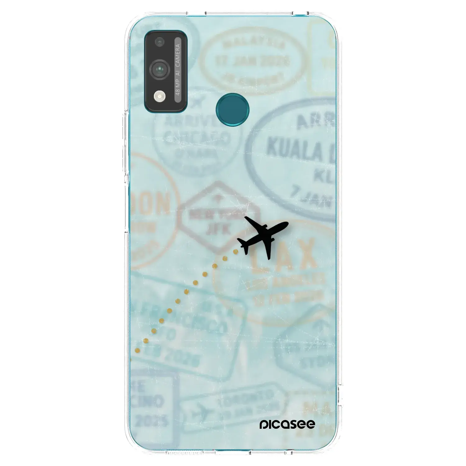 Silikonový průhledný obal pro Honor 9X Lite - FLIGHT PATH