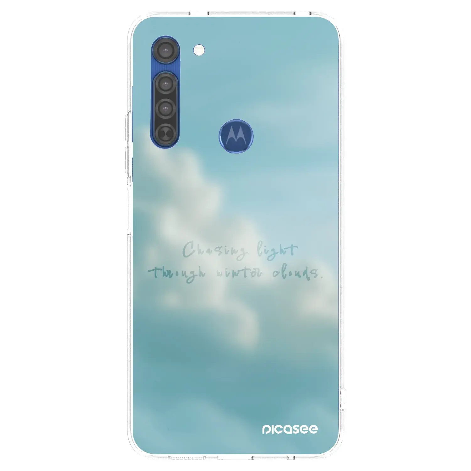 Silikonový průhledný obal pro Motorola Moto G8 - CHASiNG LIGHT