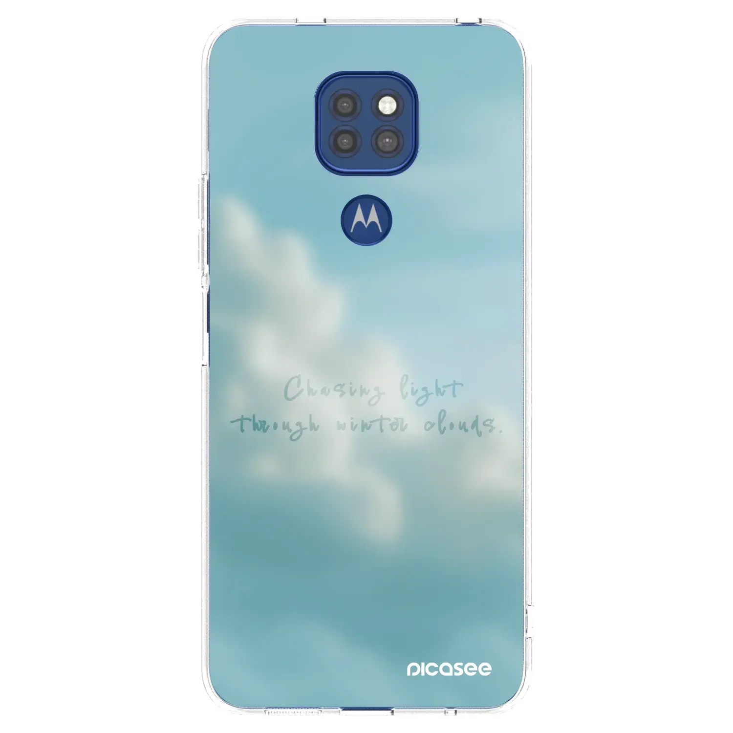 Silikonový průhledný obal pro Motorola Moto G9 Play - CHASiNG LIGHT