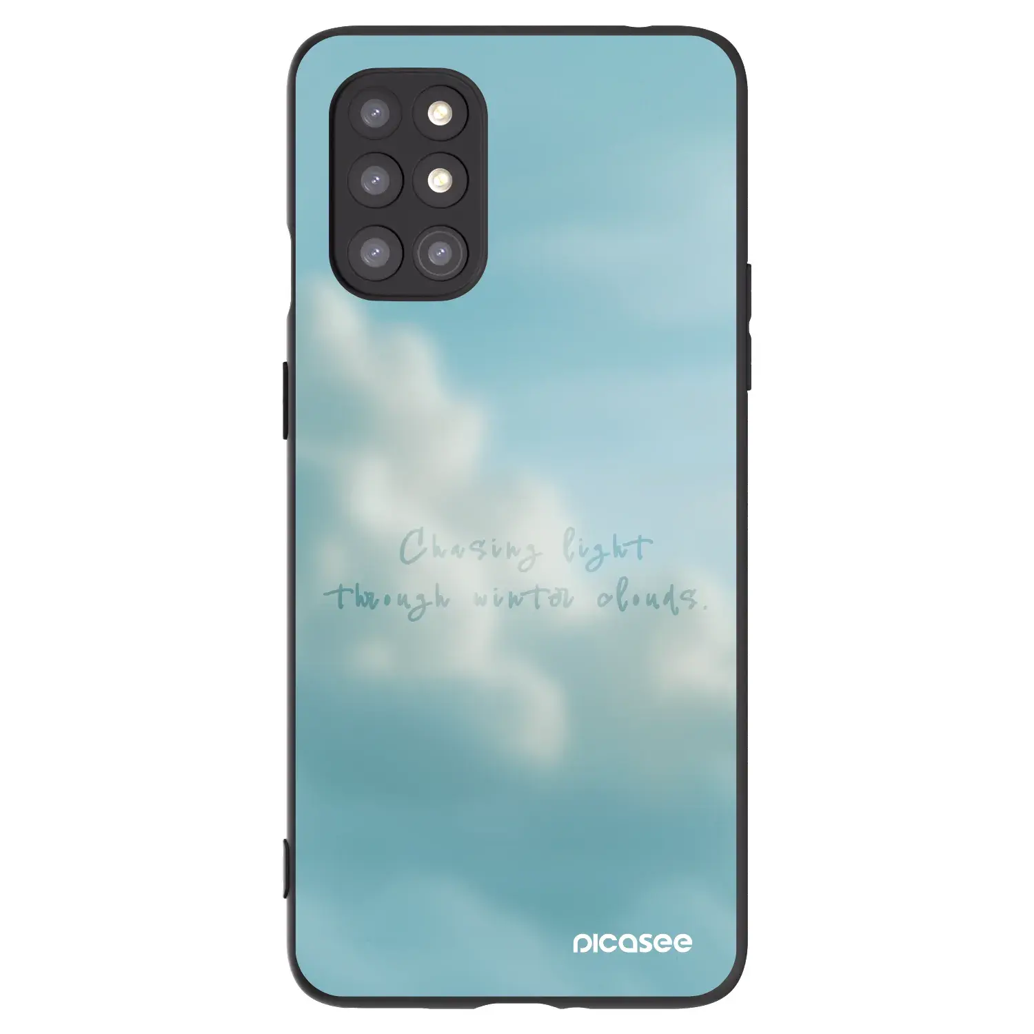 Silikonový černý obal pro OnePlus 8T - CHASiNG LIGHT