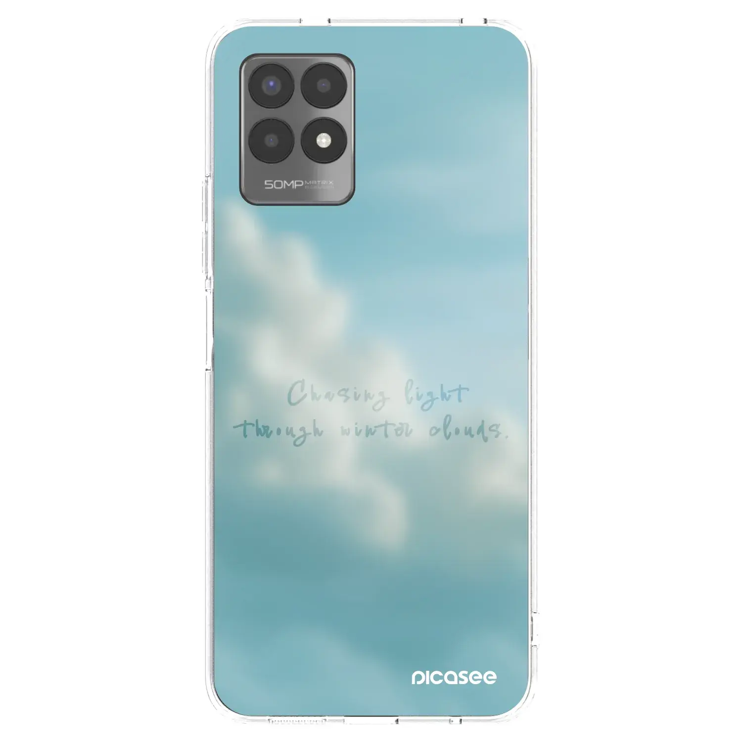 Silikonový průhledný obal pro Realme 8i - CHASiNG LIGHT