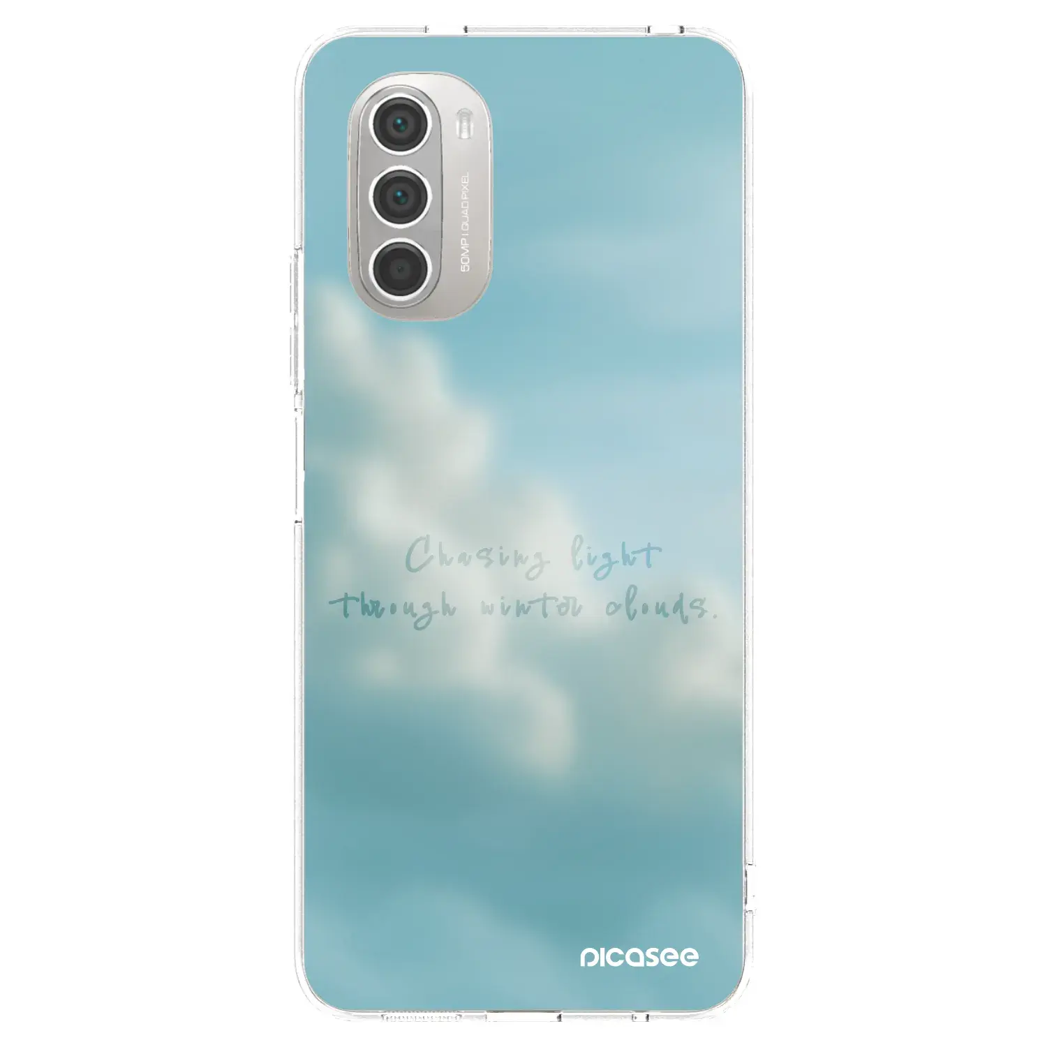 Silikonový průhledný obal pro Motorola Moto G51 - CHASiNG LIGHT