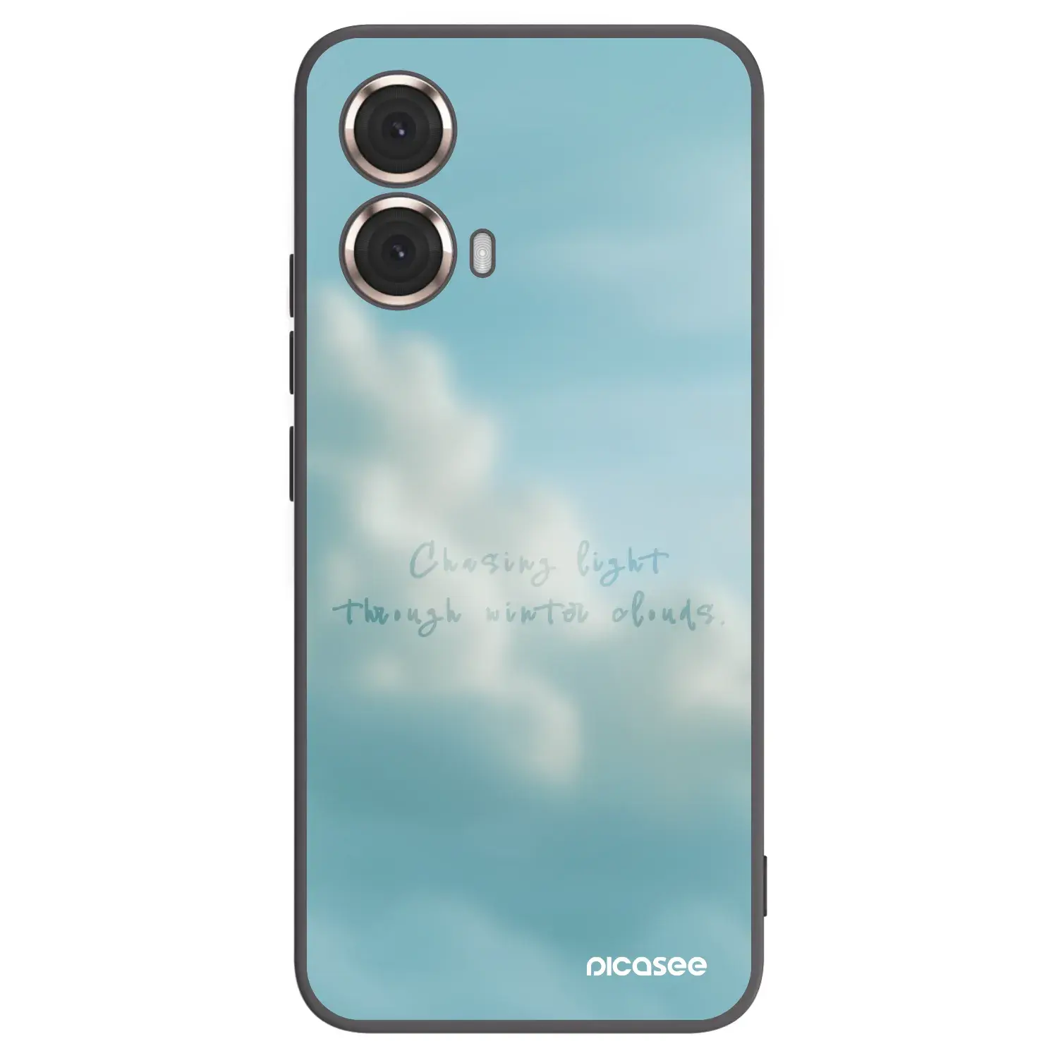 Silikonový černý obal pro Motorola Moto G85 - CHASiNG LIGHT