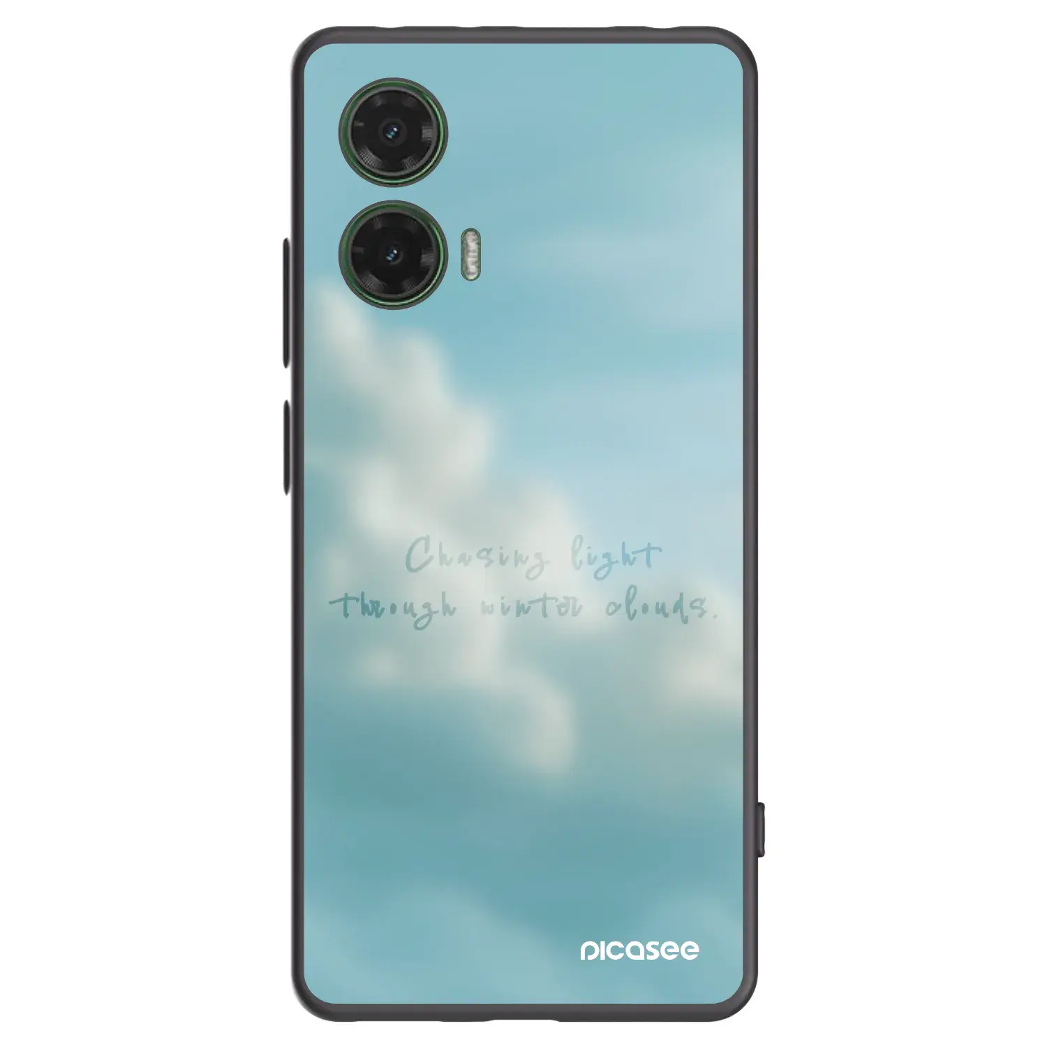 Silikonový černý obal pro Motorola Moto G35 5G - CHASiNG LIGHT