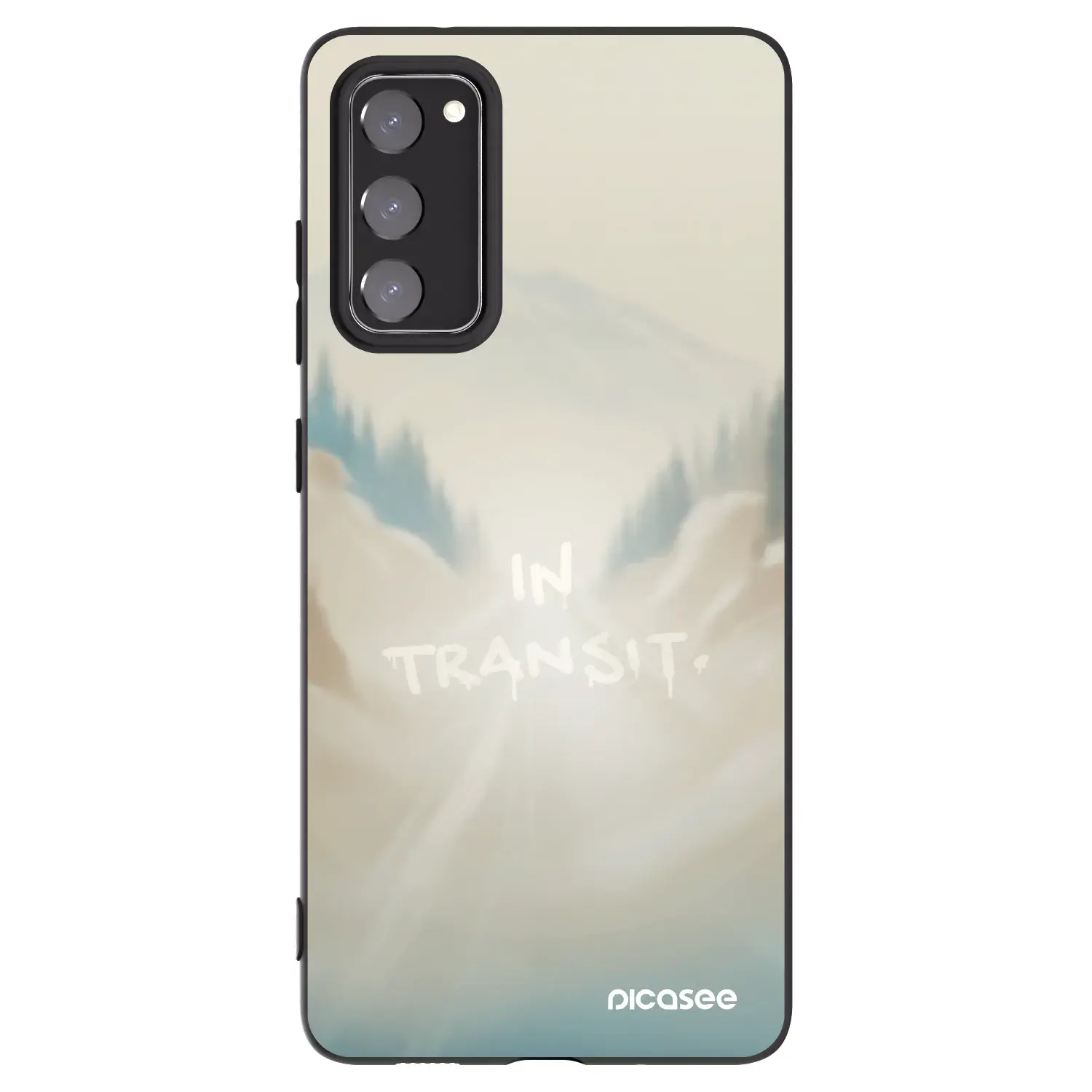 Silikonový černý obal pro Samsung Galaxy S20 FE - IN TRANSIT