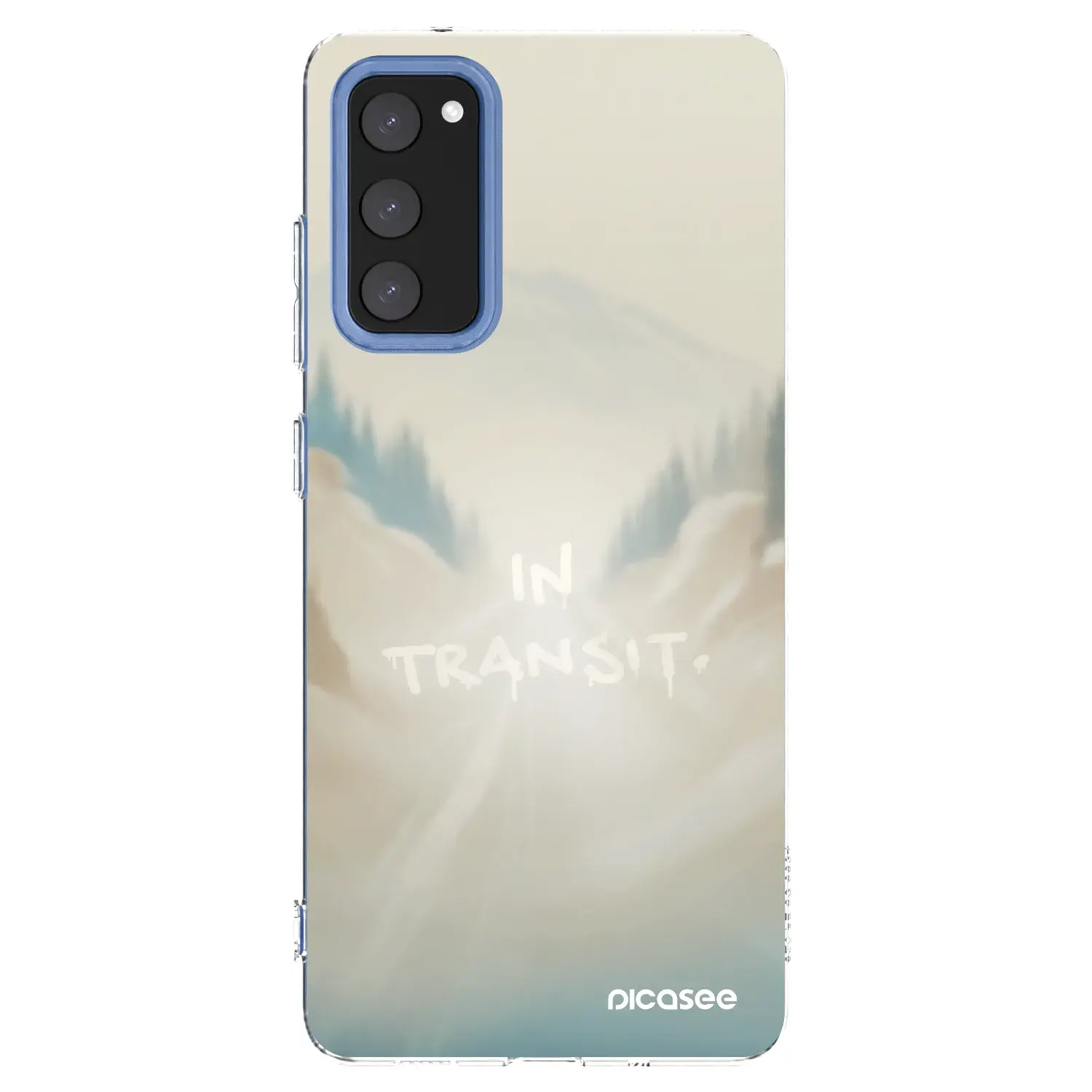 Silikonový průhledný obal pro Samsung Galaxy S20 FE - IN TRANSIT