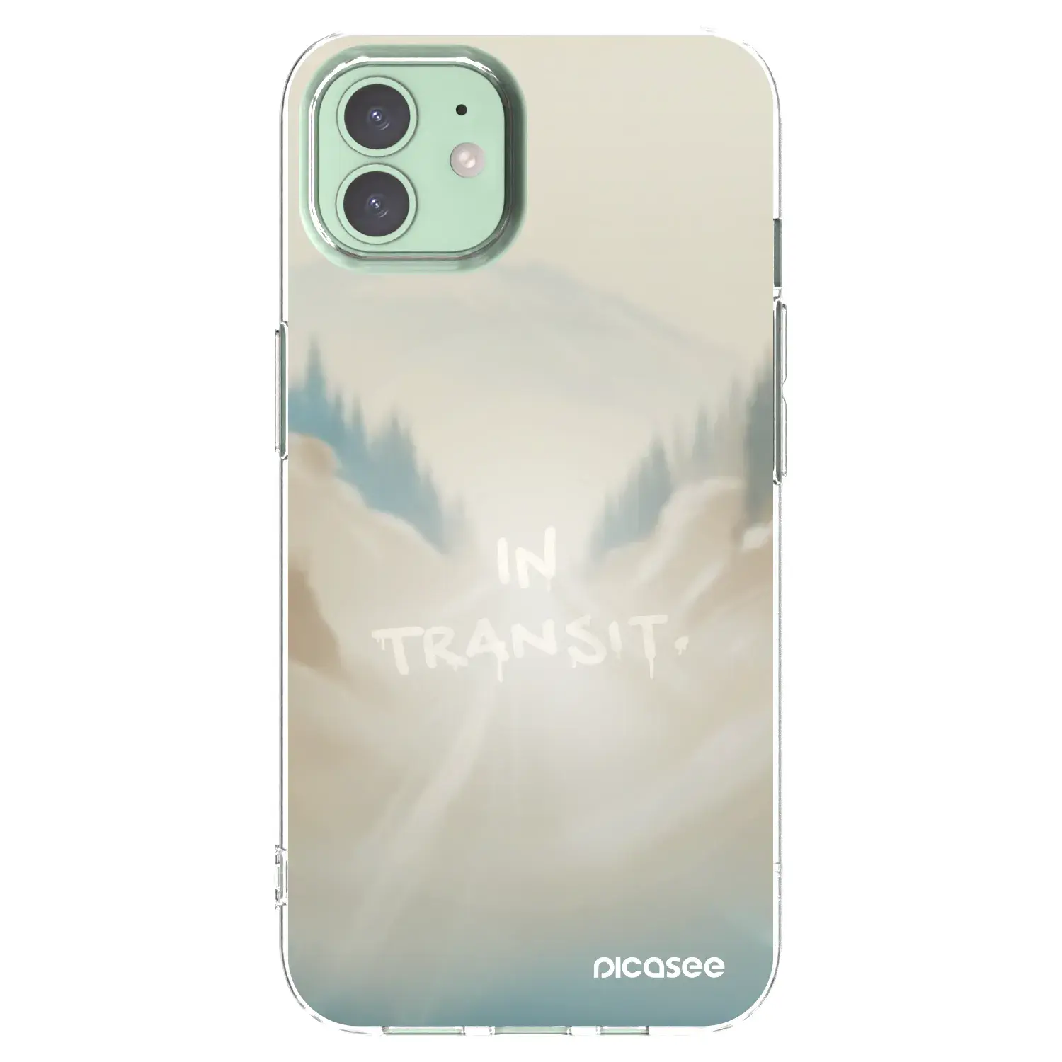 Silikonový průhledný obal pro Apple iPhone 12 - IN TRANSIT