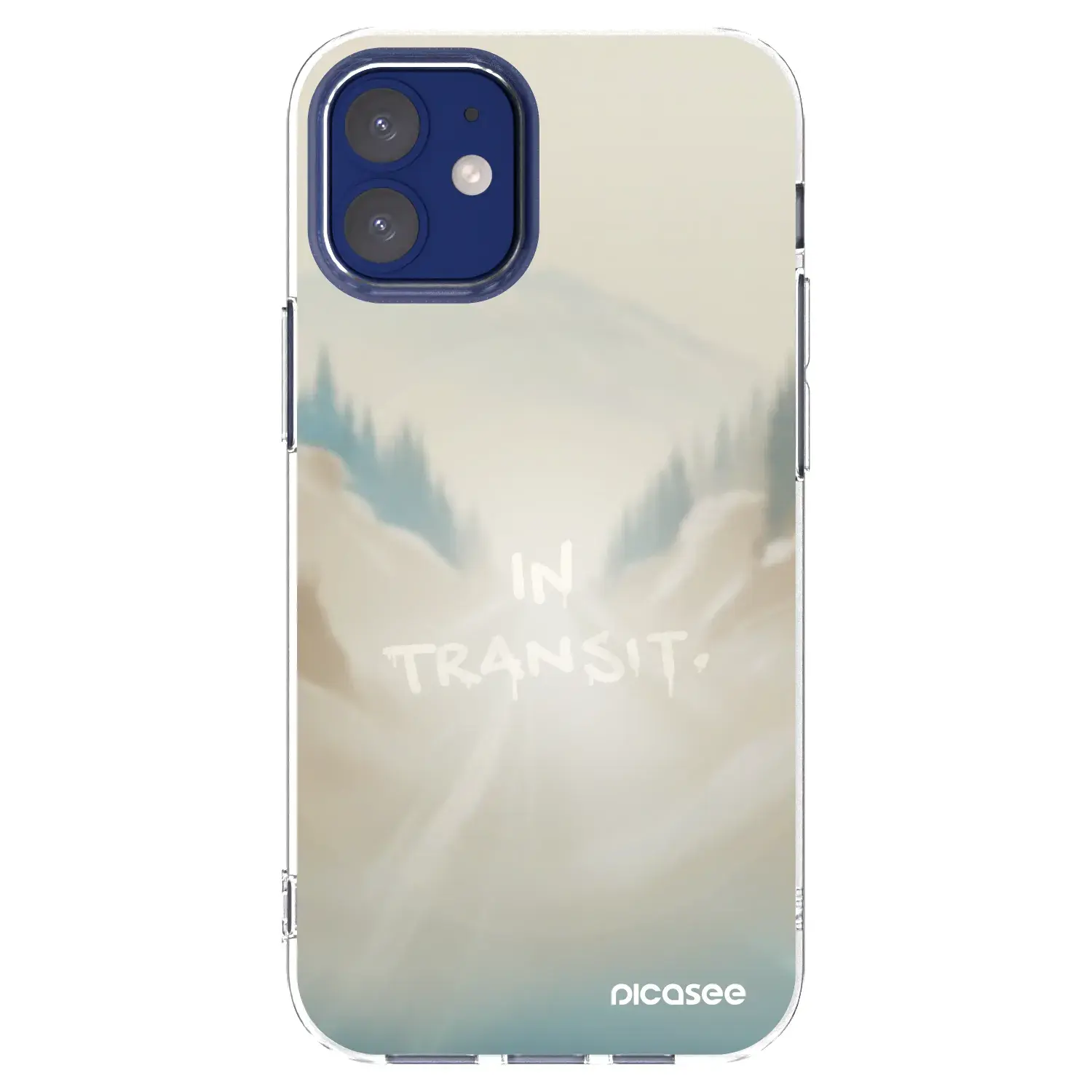 Silikonový průhledný obal pro Apple iPhone 12 mini - IN TRANSIT