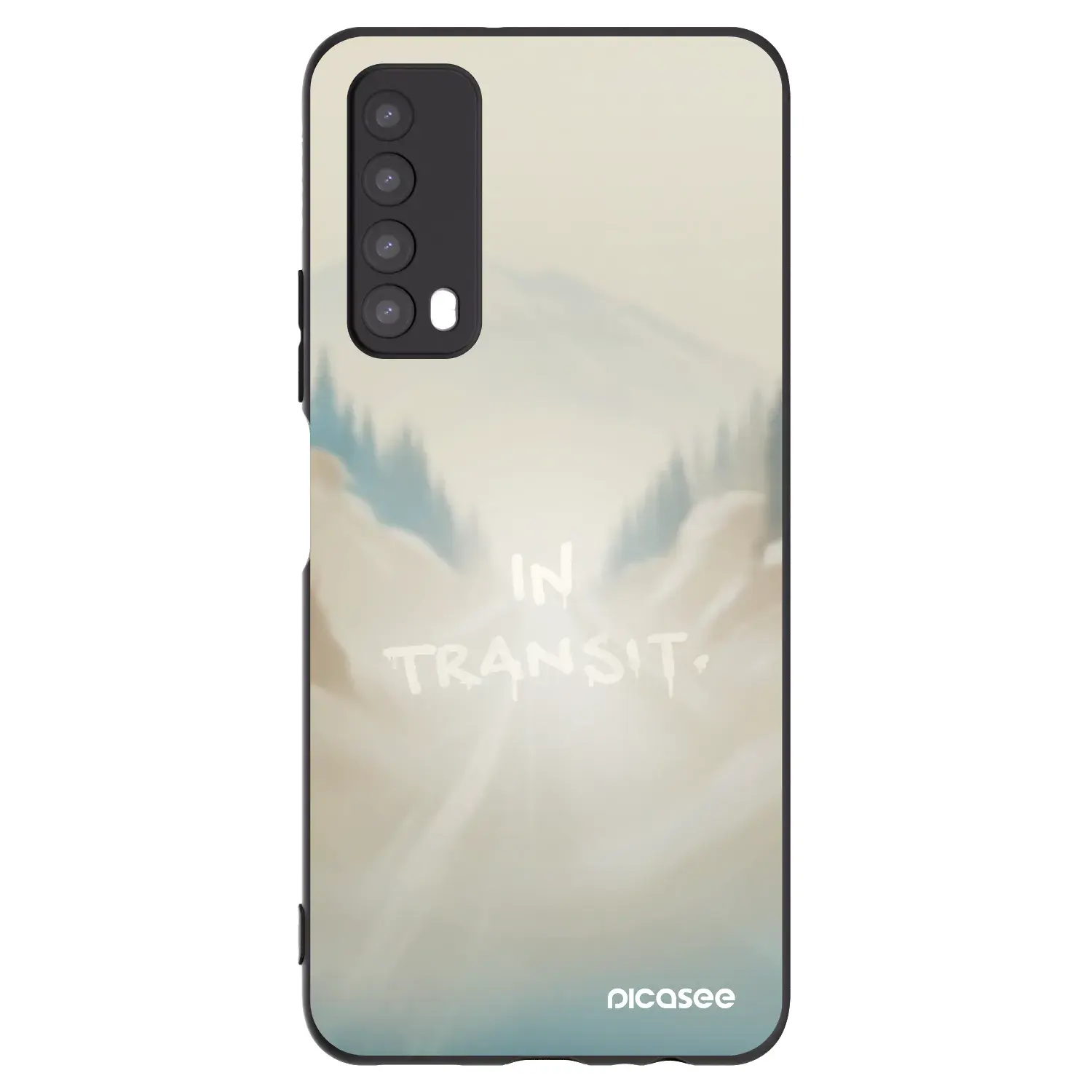 Silikonový černý obal pro Huawei P Smart 2021 - IN TRANSIT