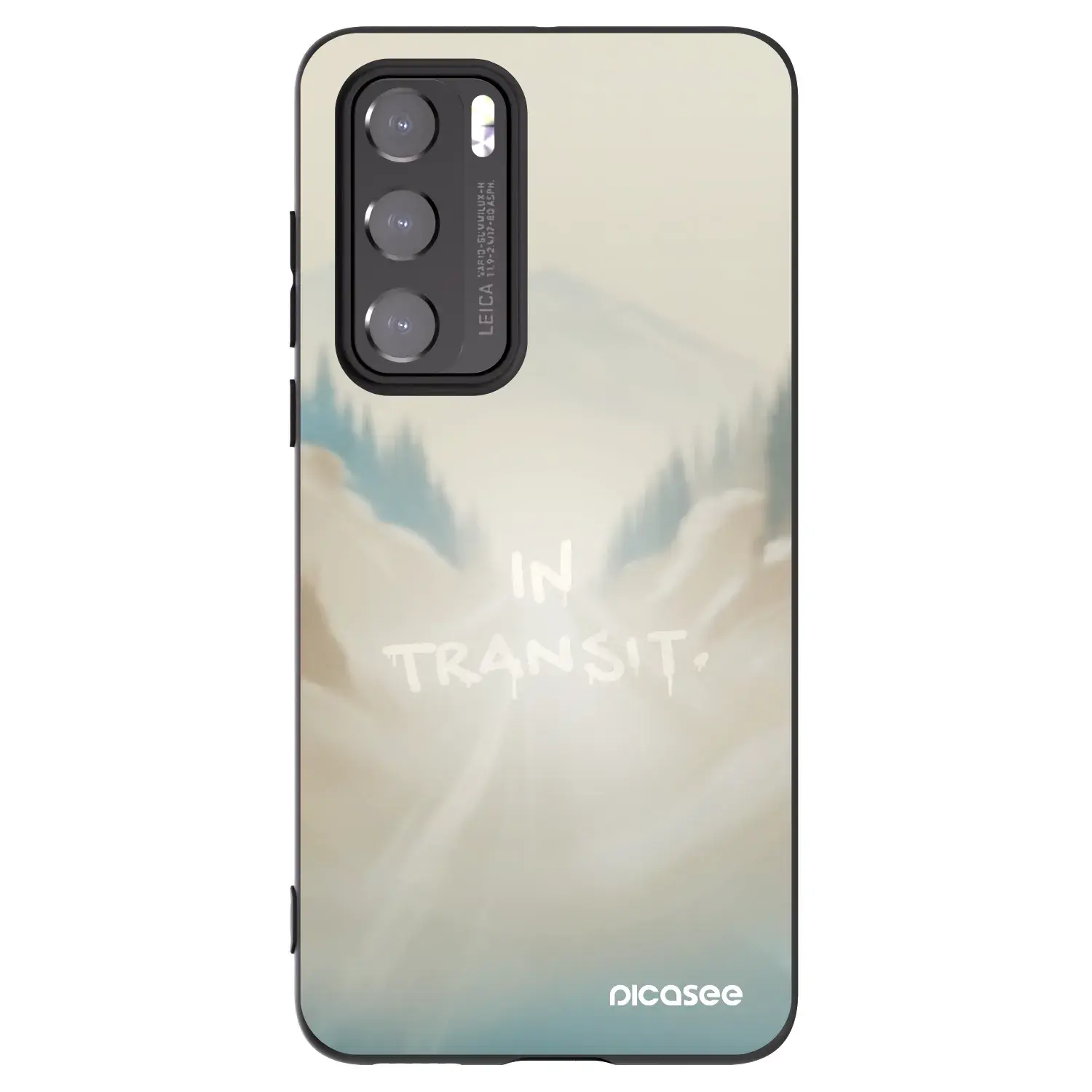 Silikonový černý obal pro Huawei P40 - IN TRANSIT