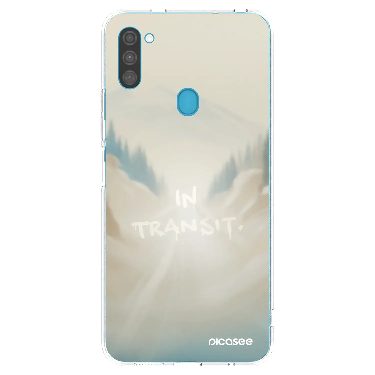 Silikonový průhledný obal pro Samsung Galaxy M11 - IN TRANSIT