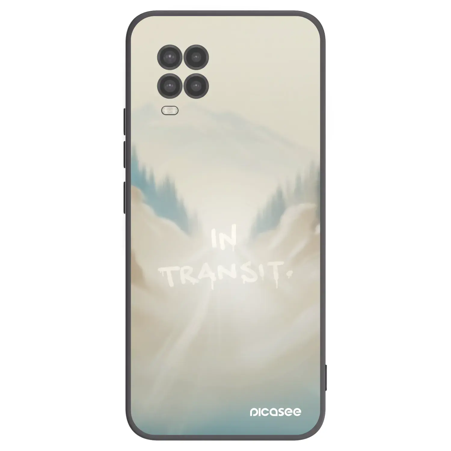 Silikonový černý obal pro Xiaomi Mi 10 Lite - IN TRANSIT