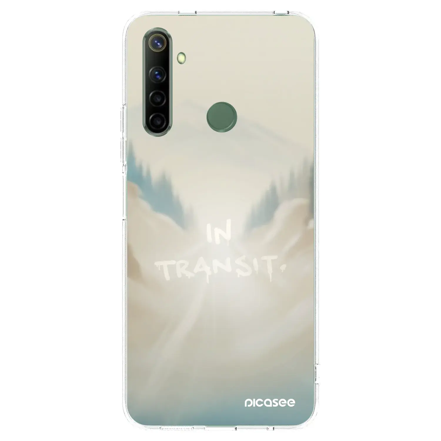 Silikonový průhledný obal pro Realme 6i - IN TRANSIT