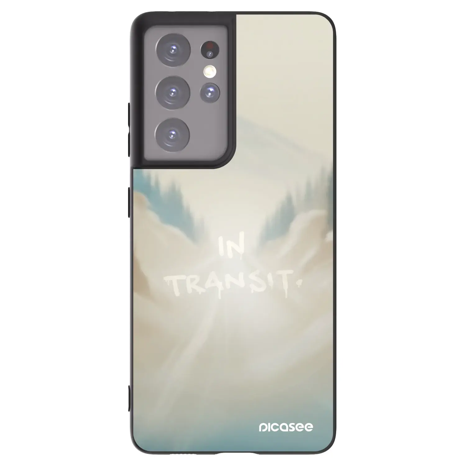 Silikonový černý obal pro Samsung Galaxy S21 Ultra 5G G998B - IN TRANSIT