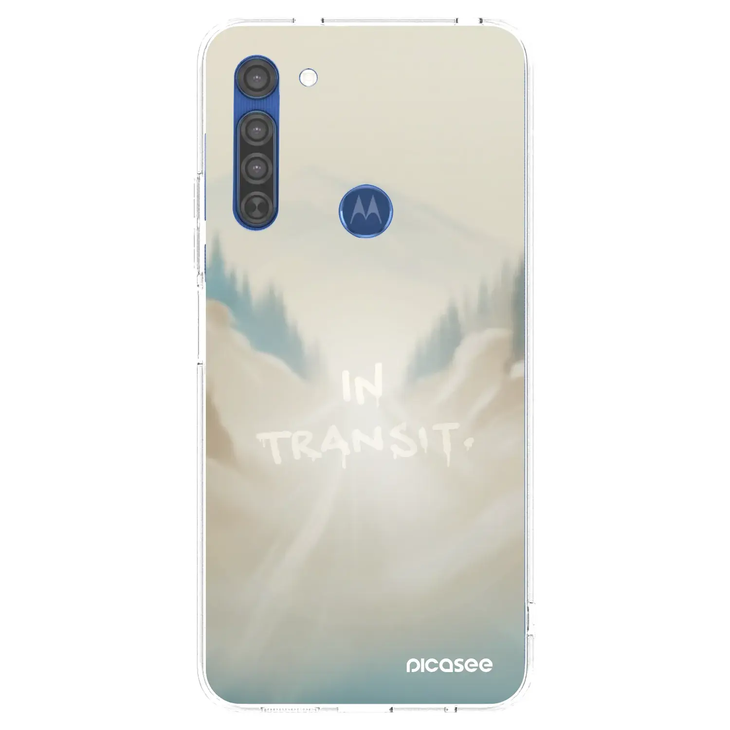 Silikonový průhledný obal pro Motorola Moto G8 - IN TRANSIT
