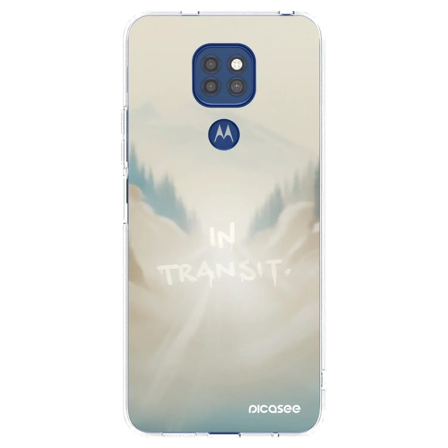 Silikonový průhledný obal pro Motorola Moto G9 Play - IN TRANSIT