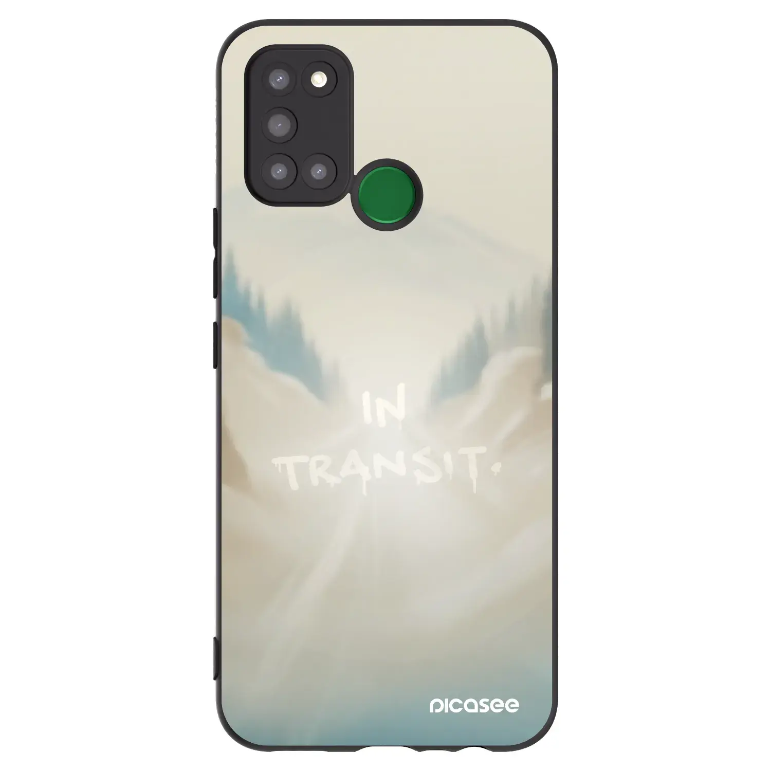 Silikonový černý obal pro Realme 7i - IN TRANSIT