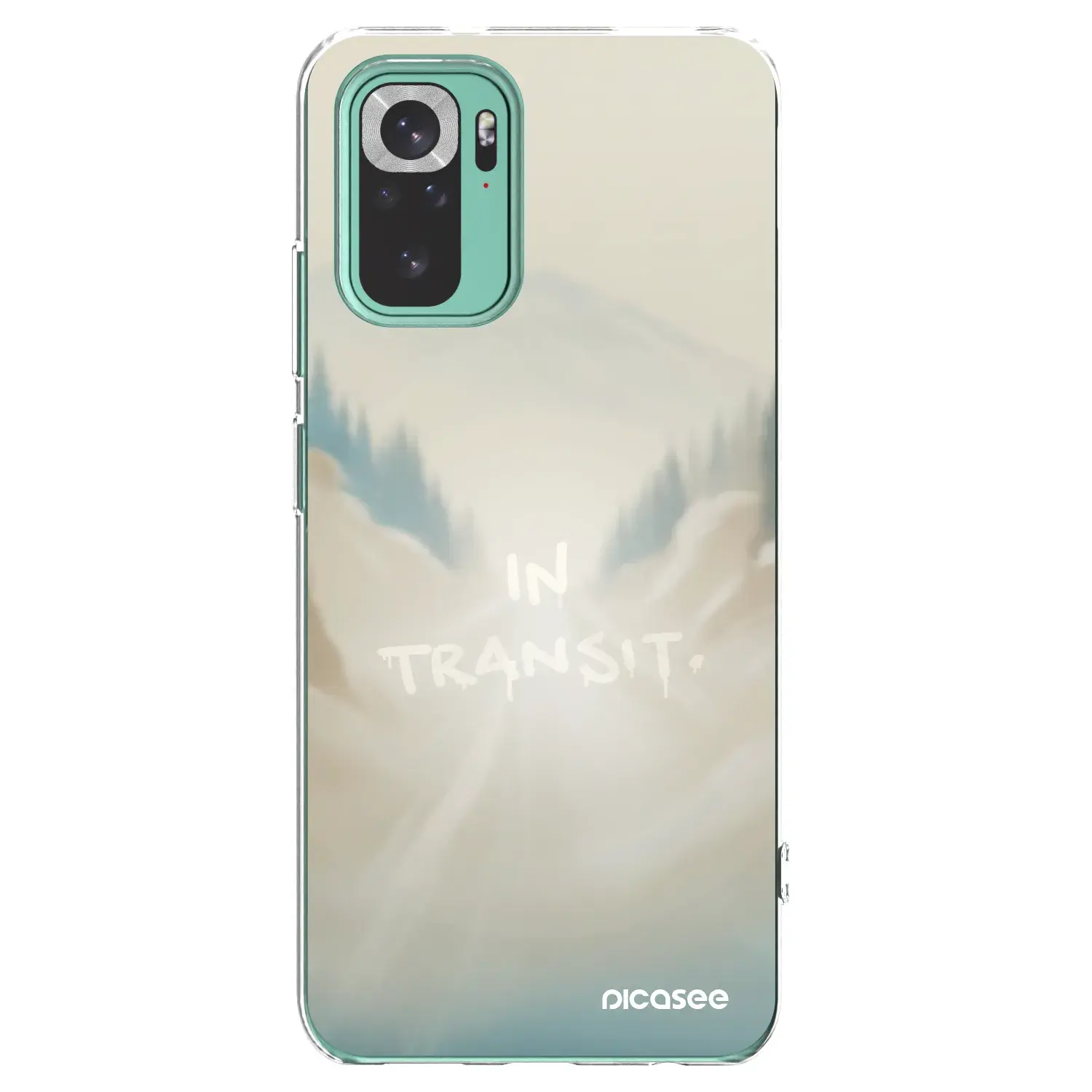 Silikonový průhledný obal pro Xiaomi Redmi Note 10 Pro - IN TRANSIT
