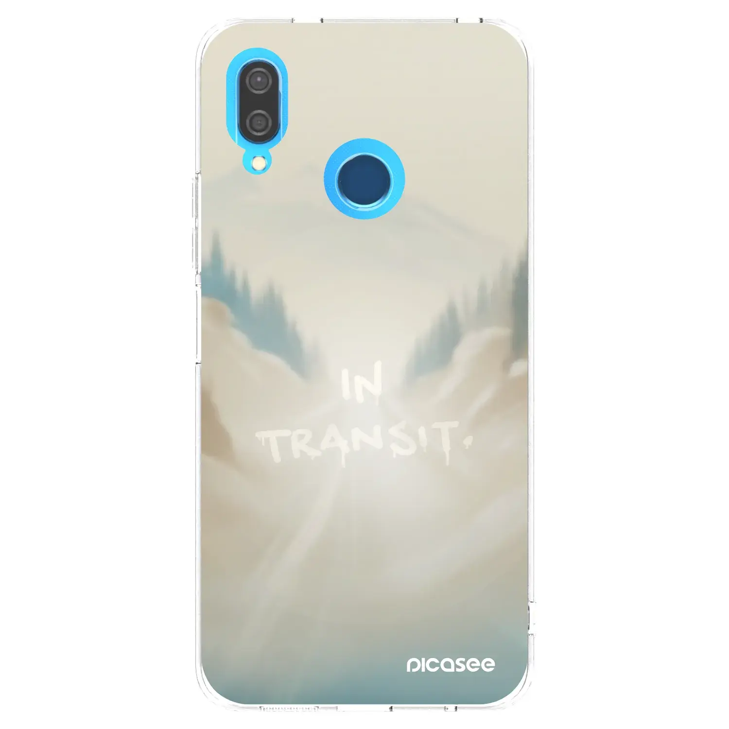 Silikonový průhledný obal pro Huawei P20 Lite - IN TRANSIT
