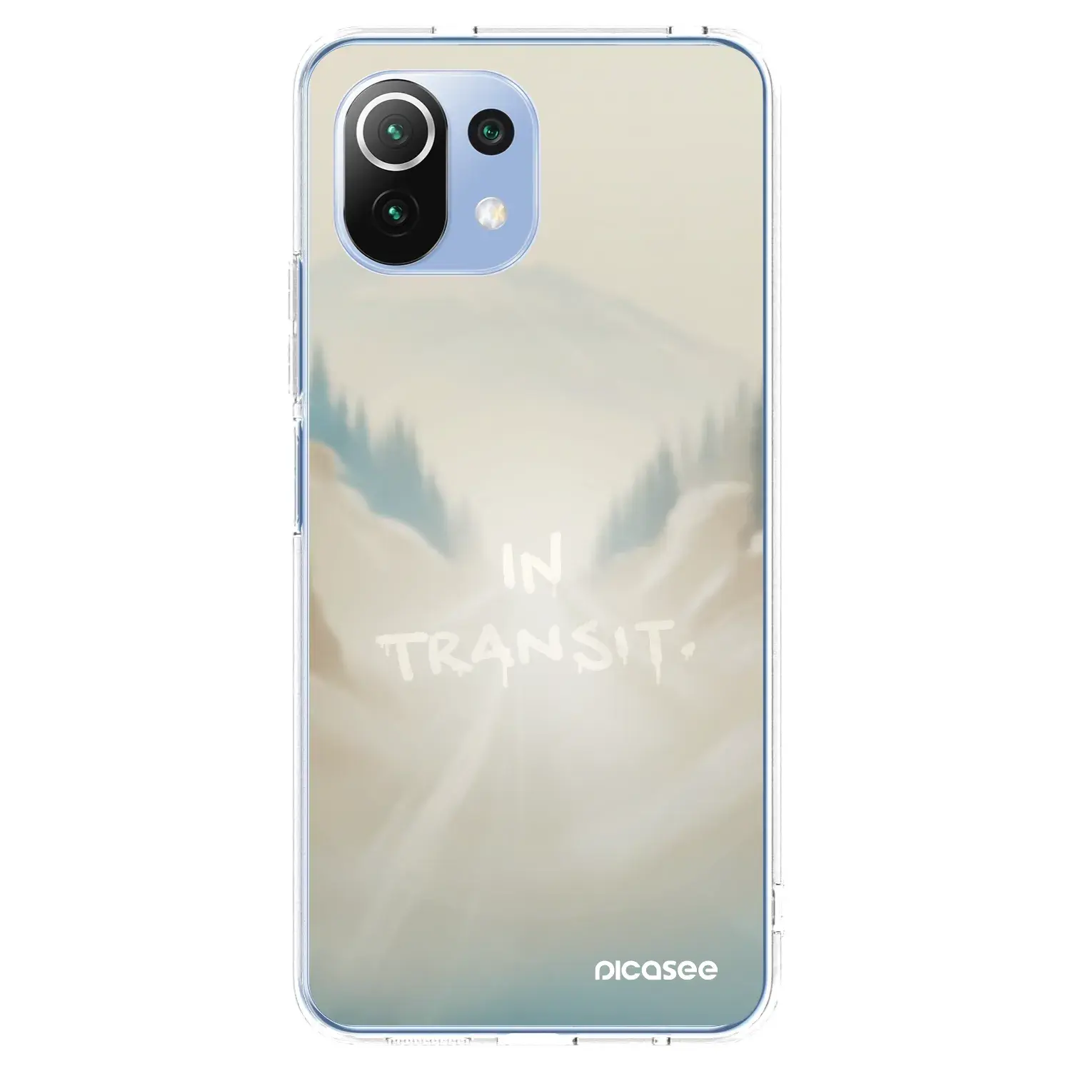 Silikonový průhledný obal pro Xiaomi Mi 11 Lite - IN TRANSIT